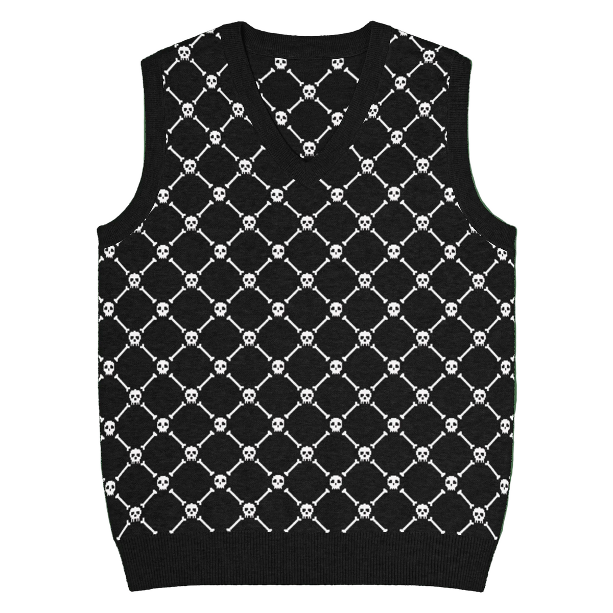 Cross Boes Knit V - Neck Sweater - Goth Cloth Co.8249670_22430