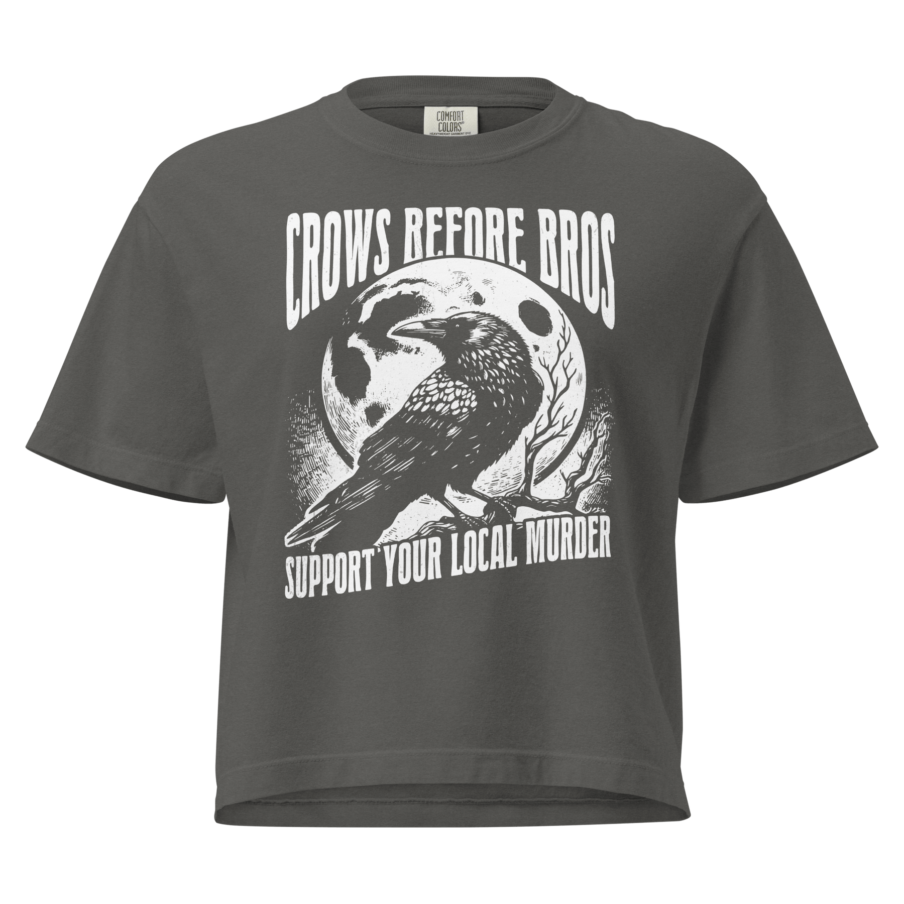 Crows Before Bros Crop Top - Goth Cloth Co.2673740_22587