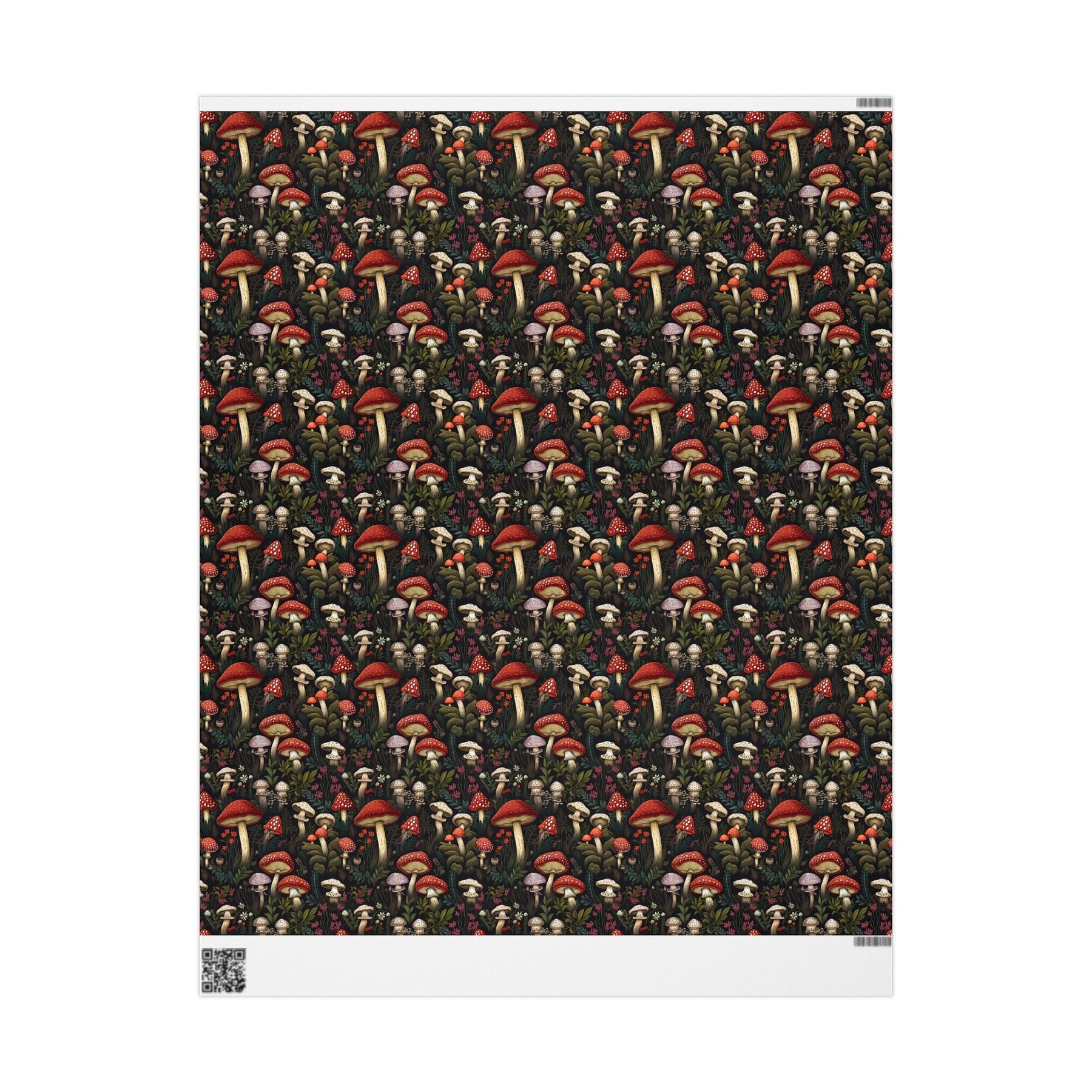 Dark Fungi Mushroom Gift Wrap - Goth Cloth Co.Home Decor21639729068367183440