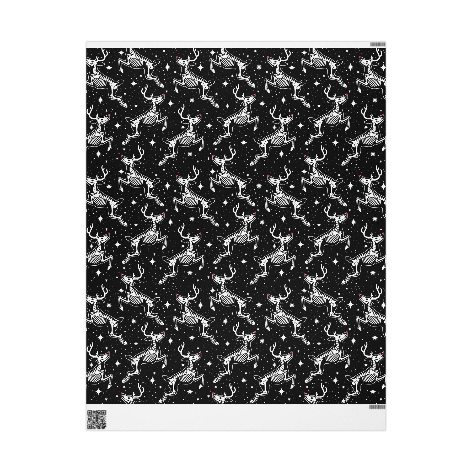 Dead Nose Reindeer Gift Wrap - Goth Cloth Co.Home Decor25199689730142398498