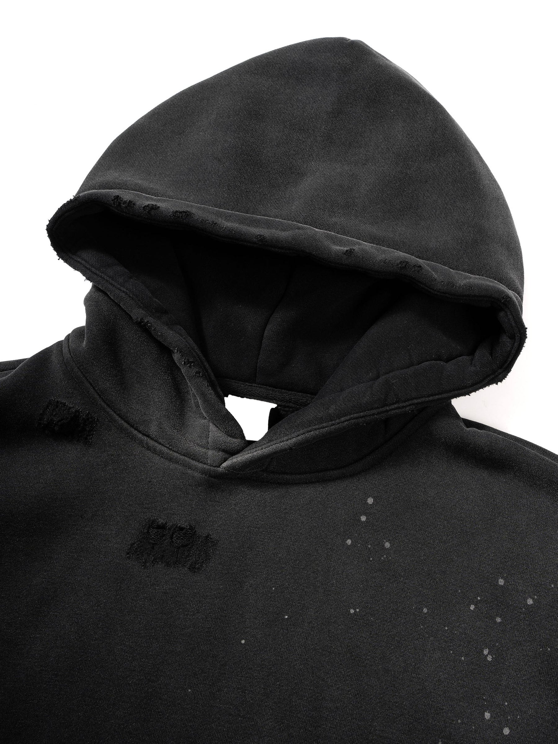Devour Grunge Cerberus Distressed Hoodie
