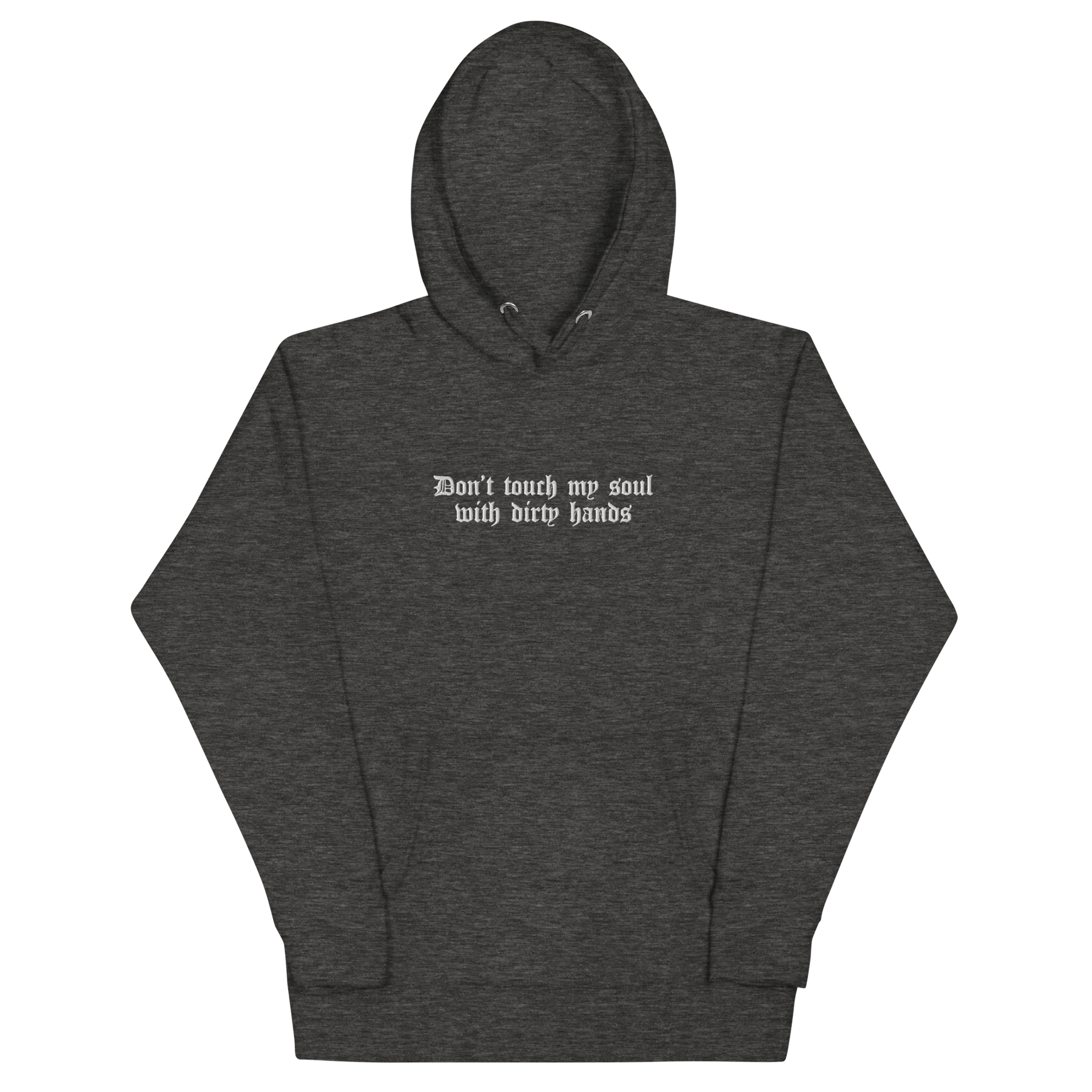 Don't Touch My Soul Embroidered Hoodie - Goth Cloth Co.6551142_11481