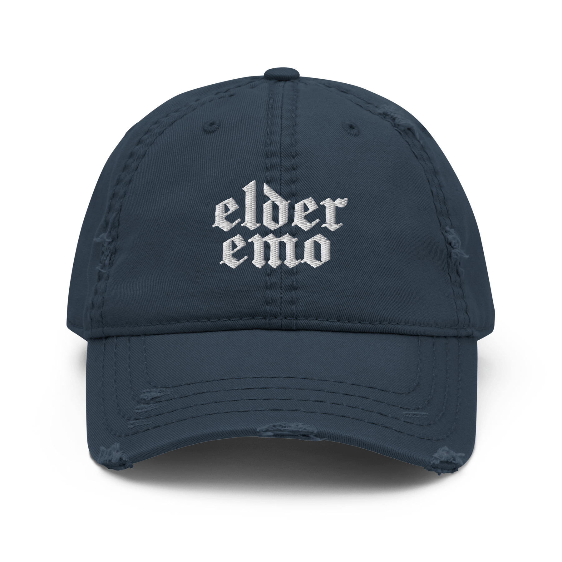 Elder Emo Distressed Dad Cap - Goth Cloth Co.2791202_10990