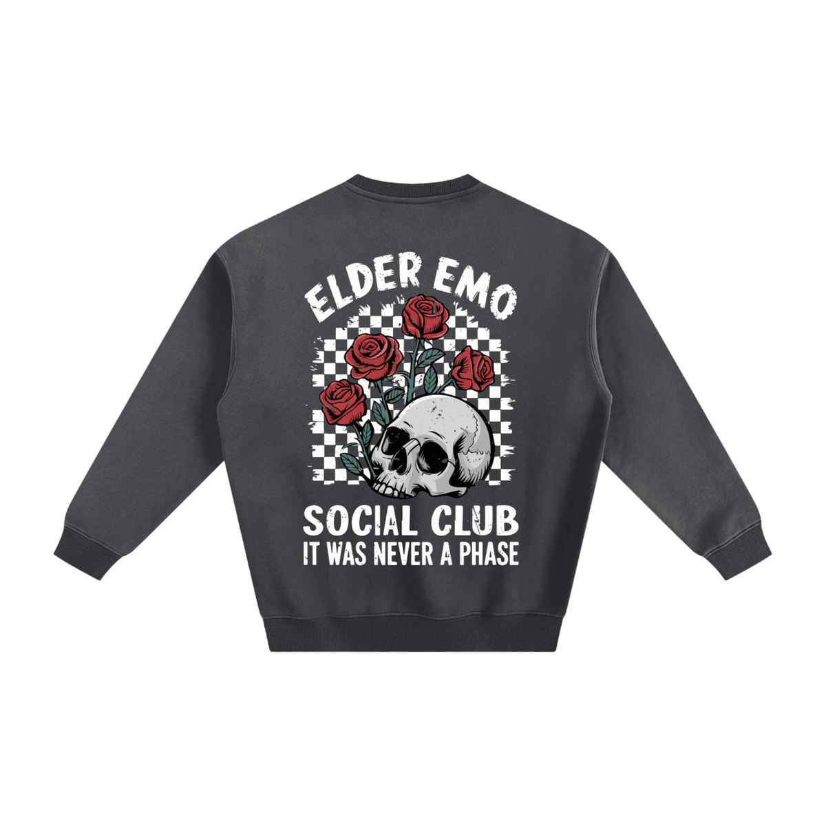 Elder Emo Social Club Fleeced Sweatshirt - Goth Cloth Co.251108PODRA0129001