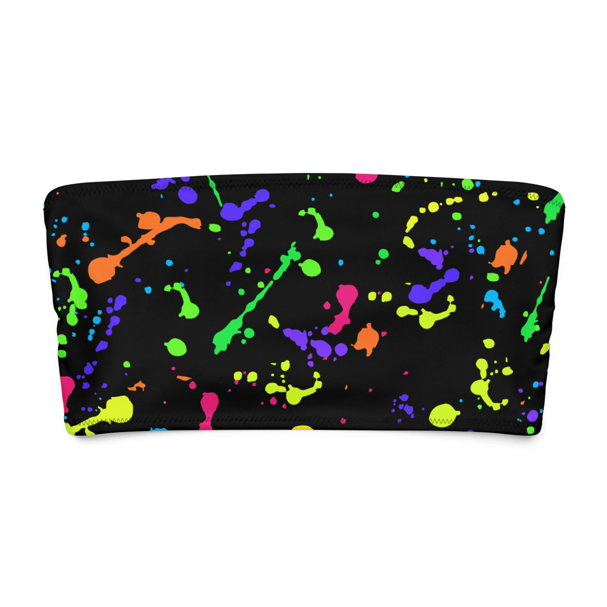 Electric Ink Bandeau Bikini Top - Goth Cloth Co.3226037_22682