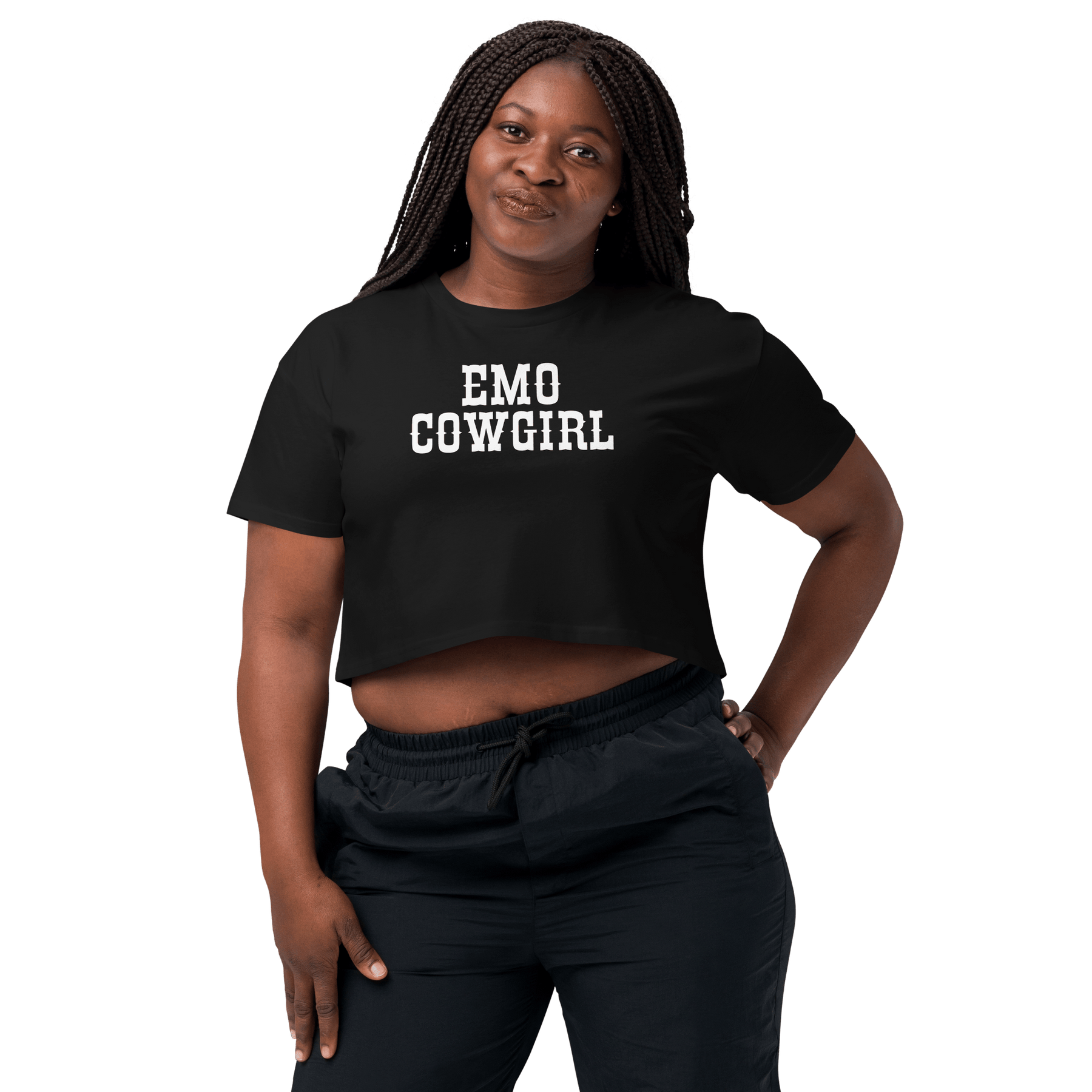 Emo Cowgirl Crop Top - Goth Cloth Co.9022232_16099