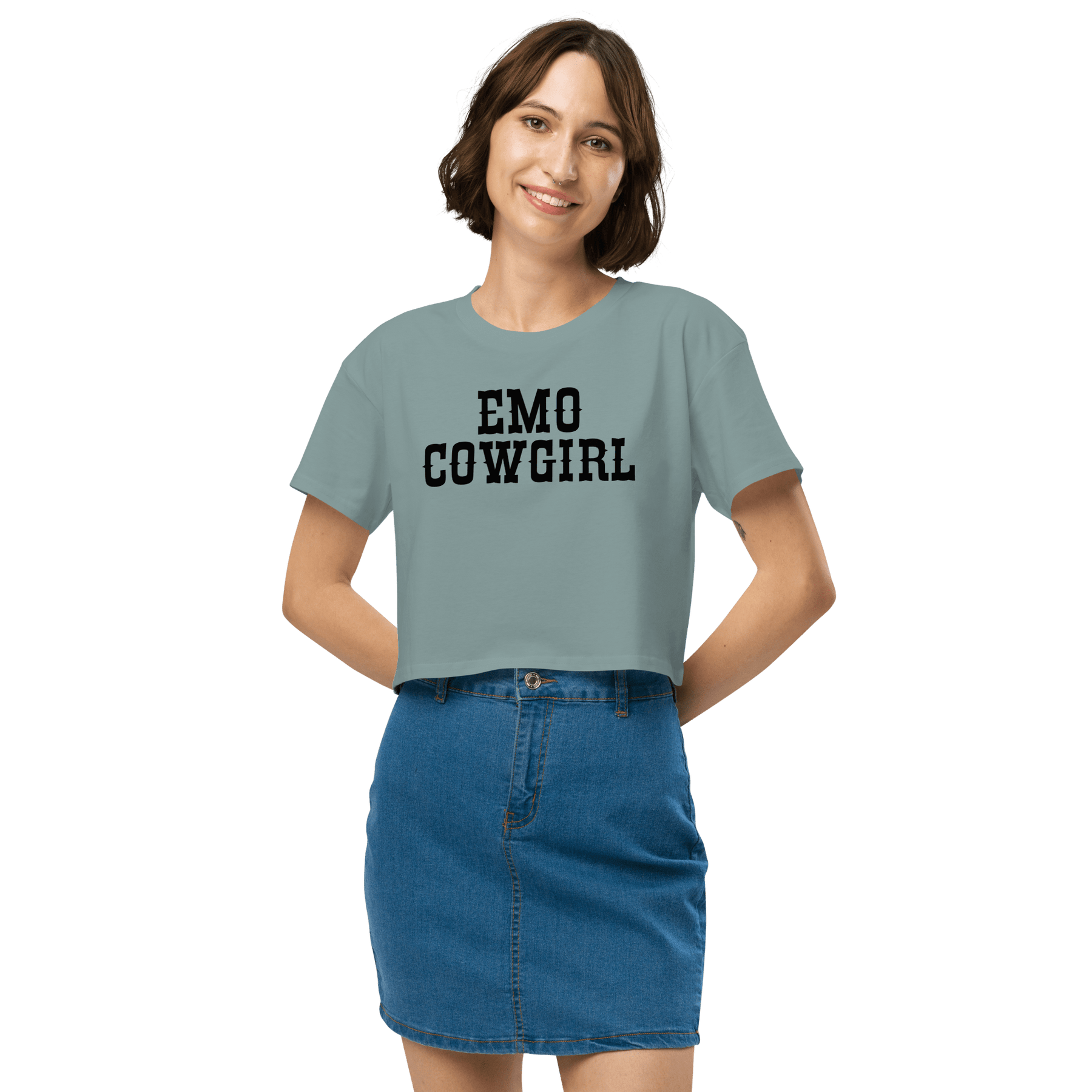Emo Cowgirl Crop Top - Goth Cloth Co.9022232_16099