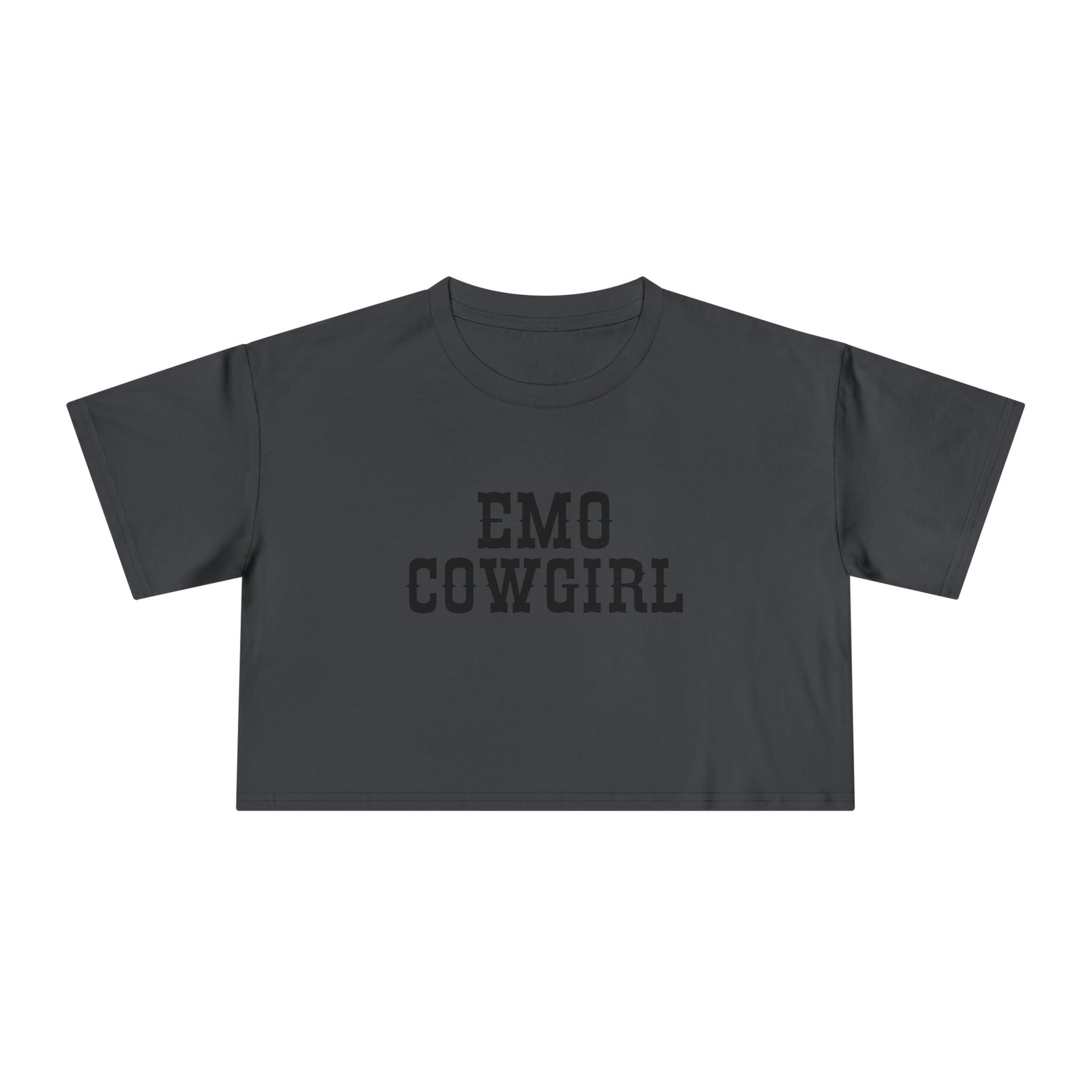 Emo Cowgirl Crop Top - Goth Cloth Co.T-Shirt21862784474609038365