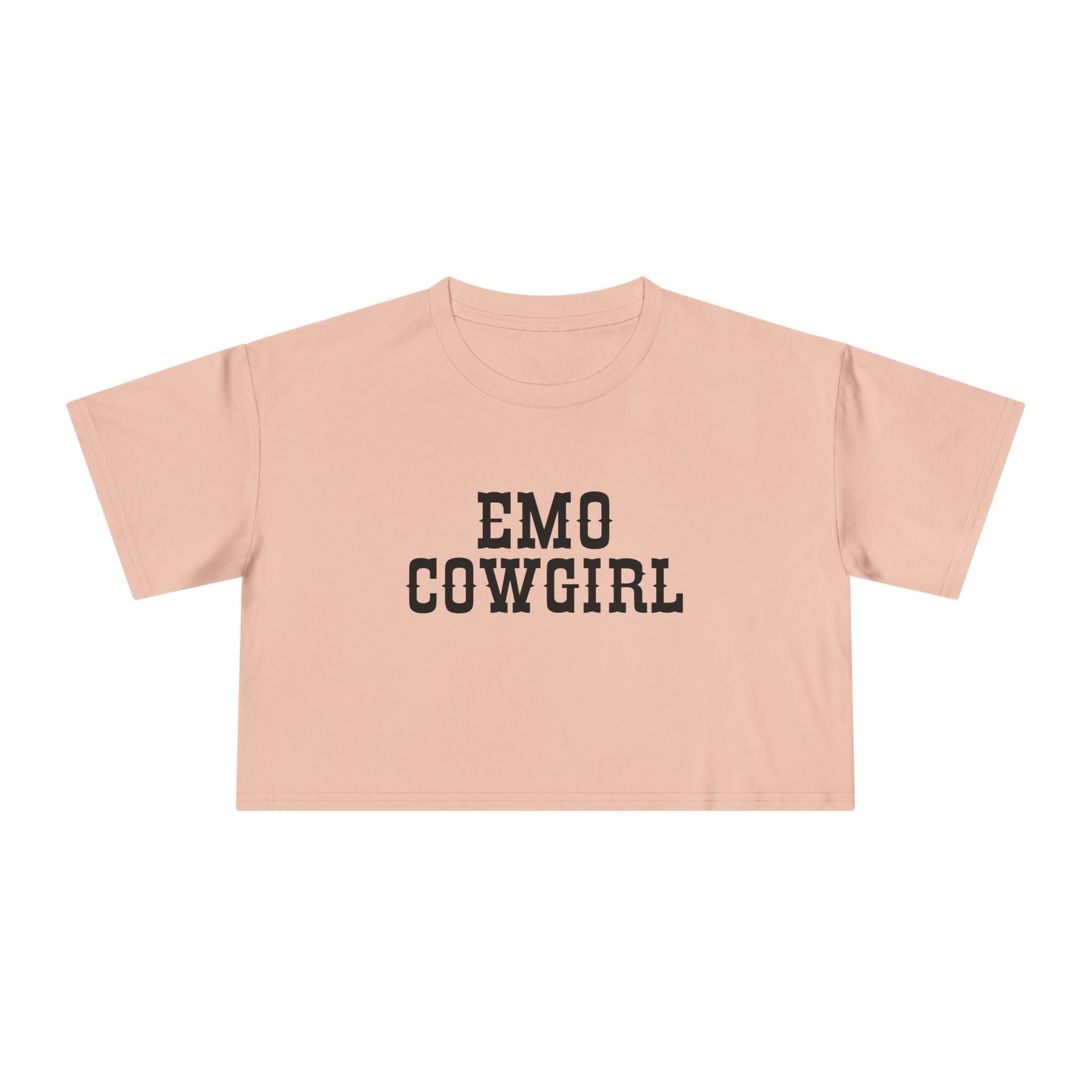 Emo Cowgirl Crop Top - Goth Cloth Co.T-Shirt28715478034893605341