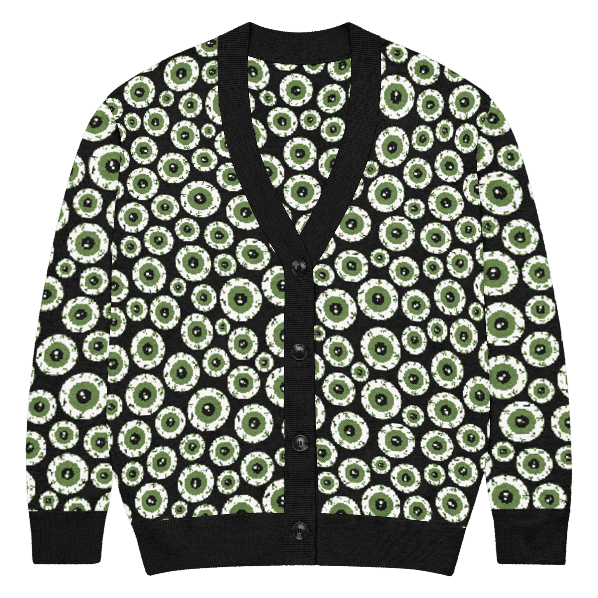 Eye See You Eyeball Knit Cardigan - Goth Cloth Co.7485084_21030