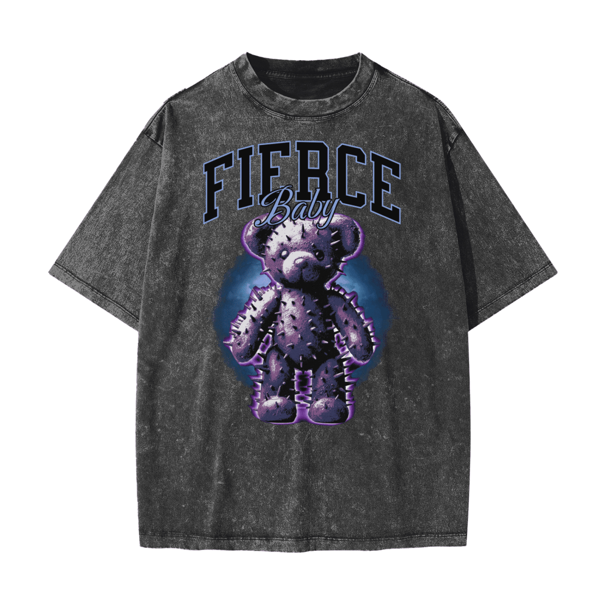 Fierce Baby Snow Washed T-Shirt - Goth Cloth Co.260108PODPQ0489001