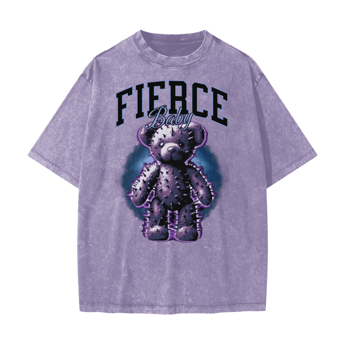 Fierce Baby Snow Washed T-Shirt - Goth Cloth Co.260108PODPQ0489007