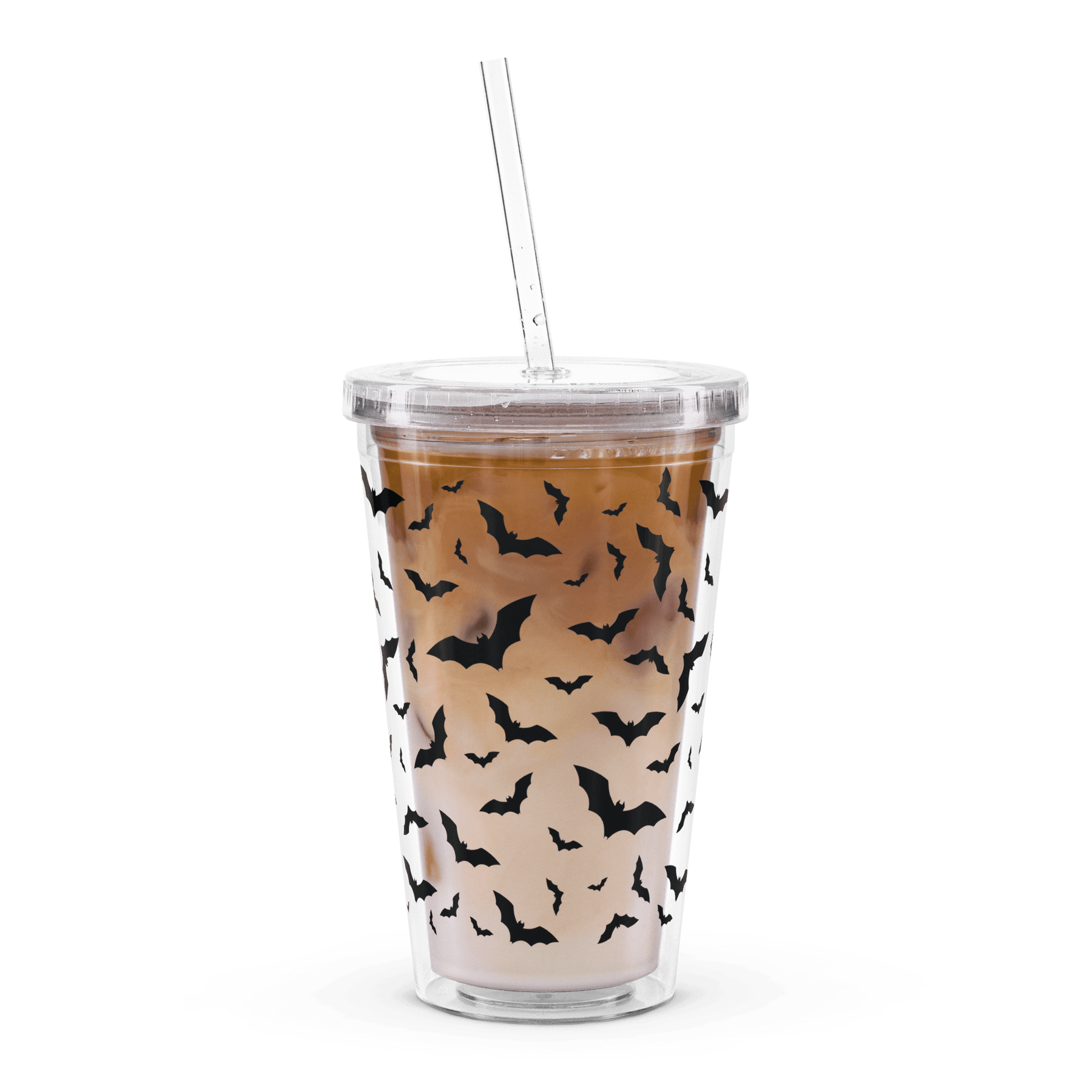Freakin' Bats Clear Tumbler - Goth Cloth Co.cup8300532_19192