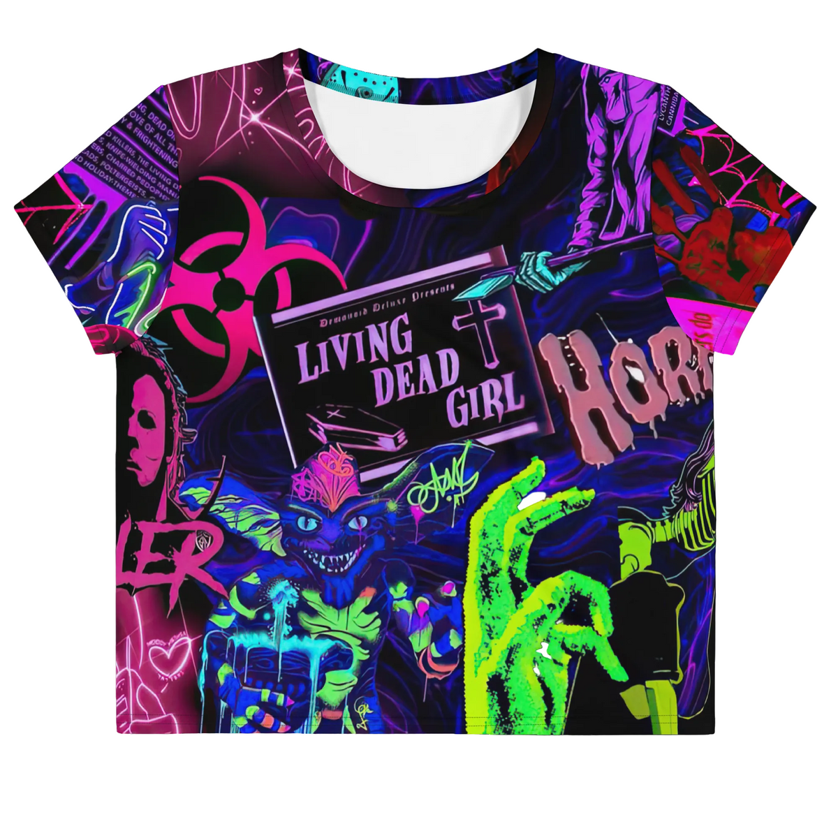 Freaky Frights Crop Top - Goth Cloth Co.1685512_9340