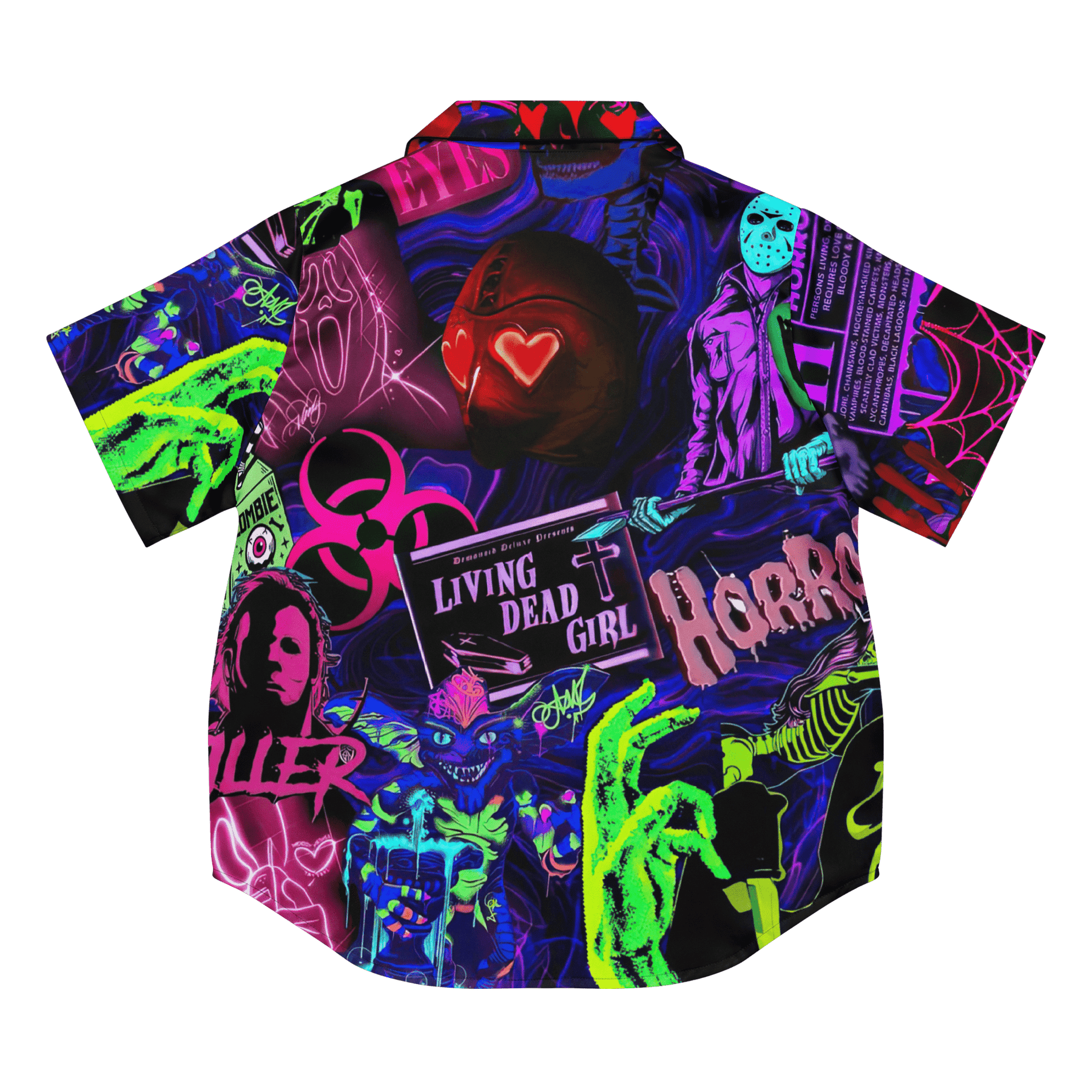 Freaky Frights Silky Pajama Top - Goth Cloth Co.9354983_20964