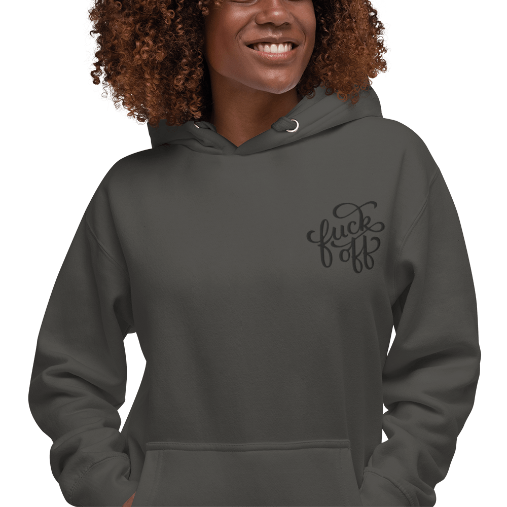 Fuck Off Embroidered Hoodie - Goth Cloth Co.5788654_13917