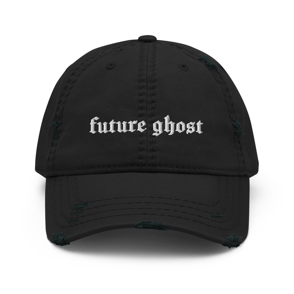 Future Ghost Gothic Distressed Dad Cap - Goth Cloth Co.4758872_10990