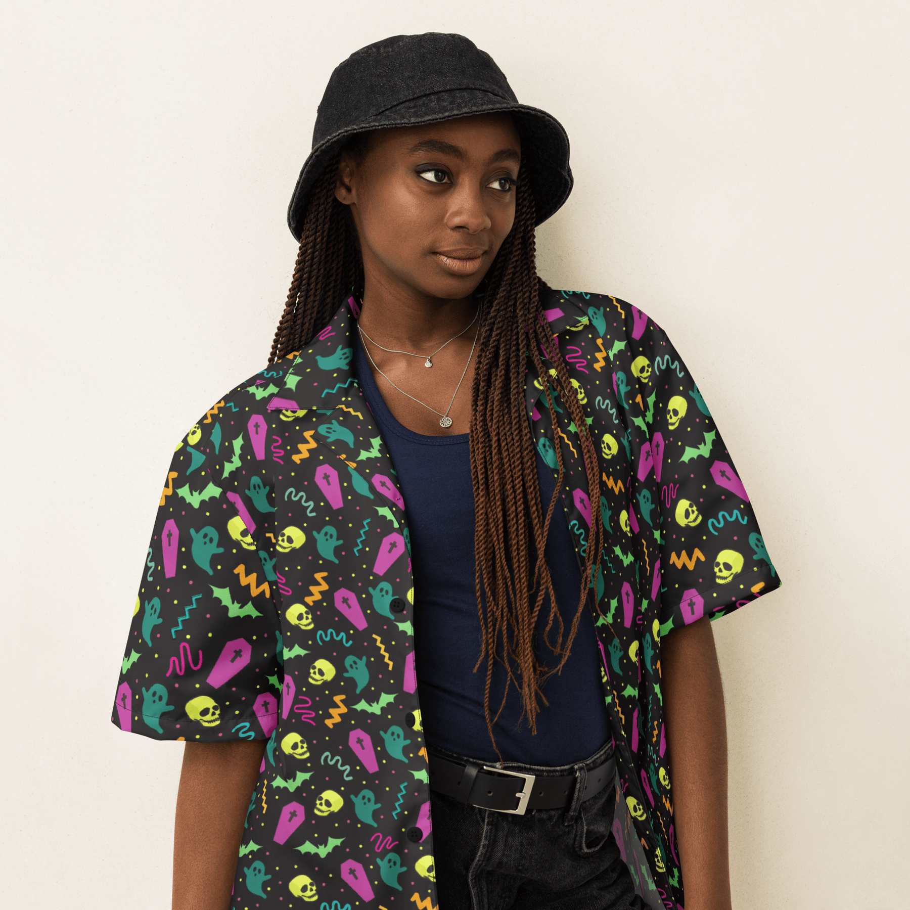 Ghoul Groove Button - Up Shirt - Goth Cloth Co.4528558_17117