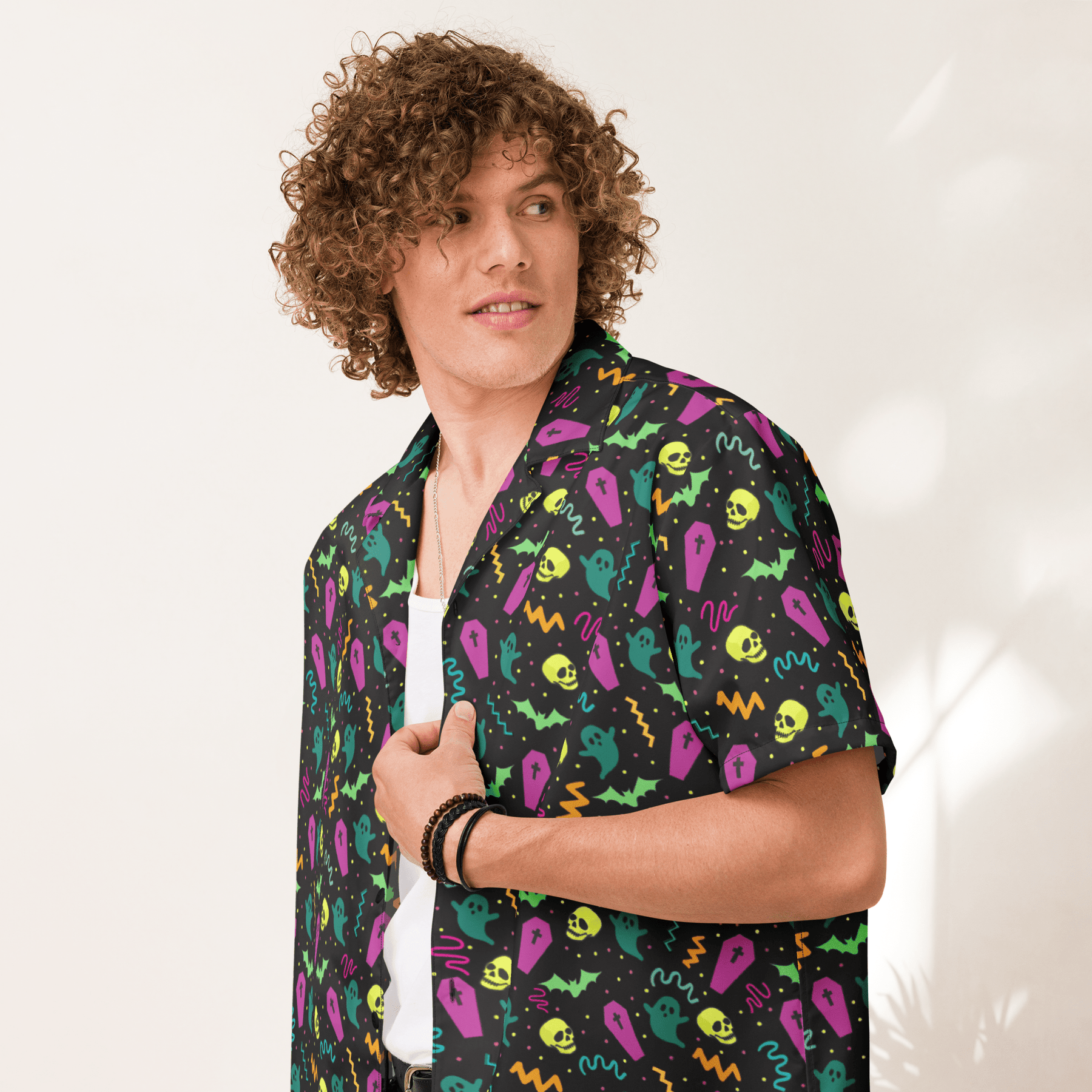 Ghoul Groove Button - Up Shirt - Goth Cloth Co.4528558_17117