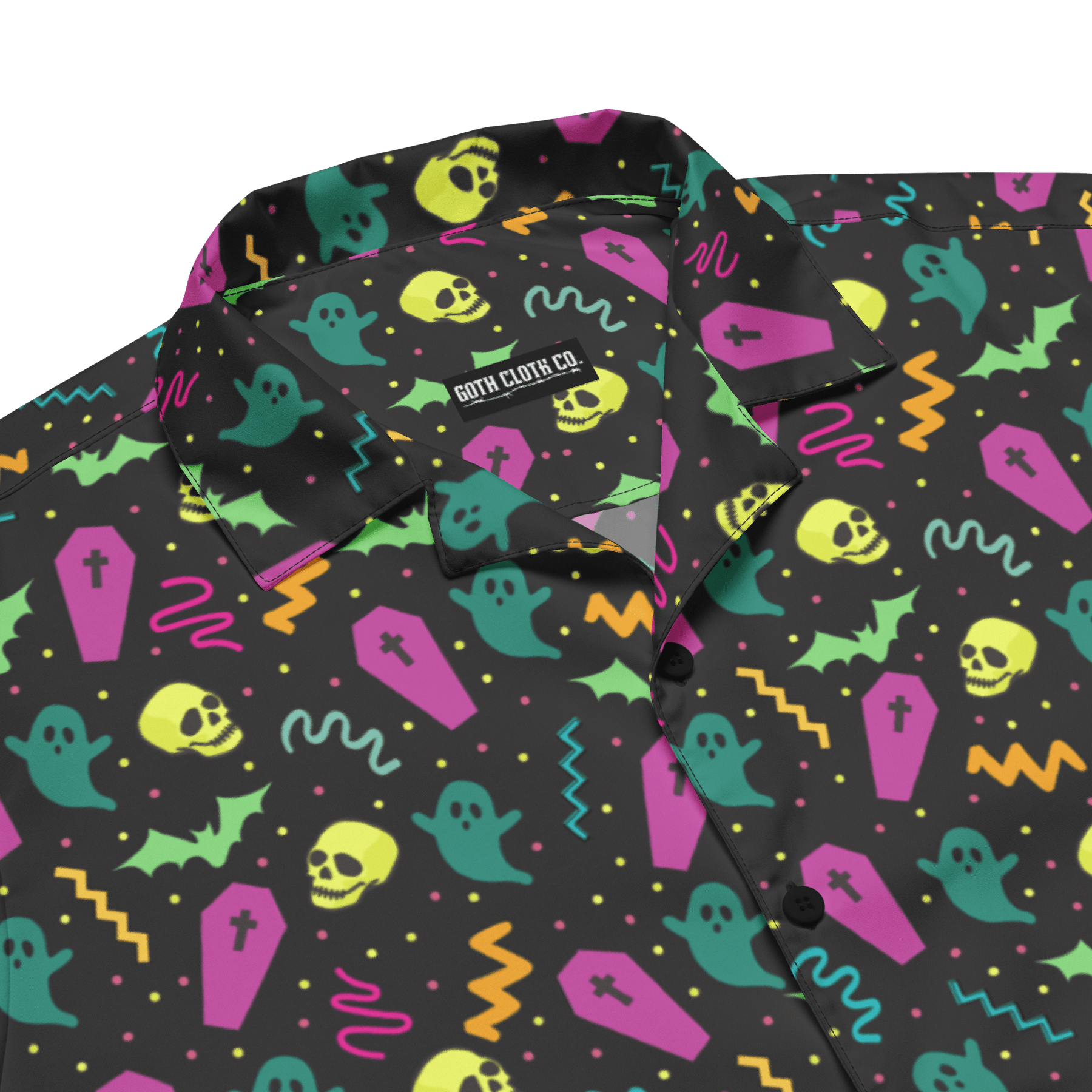 Ghoul Groove Button - Up Shirt - Goth Cloth Co.4528558_17117