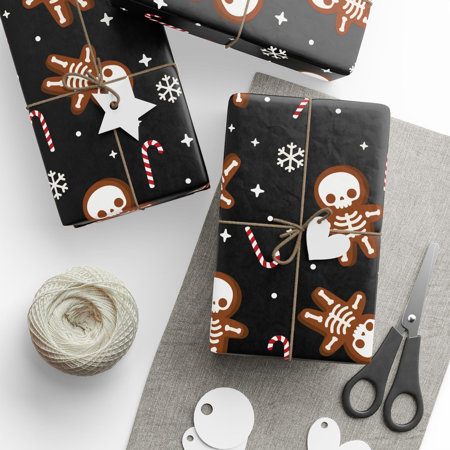 Gingerdead Men Spooky Gift Wrap - Goth Cloth Co.Home Decor29293905570313929420