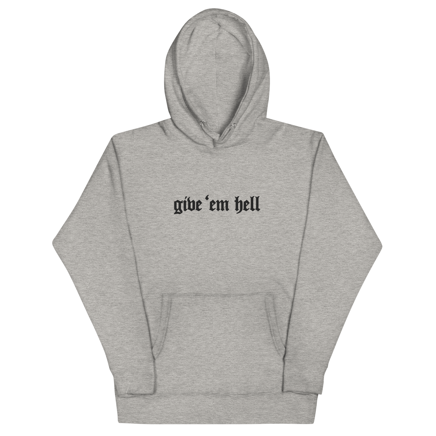 Give 'Em Hell Unisex Hoodie - Goth Cloth Co.2552780_10784