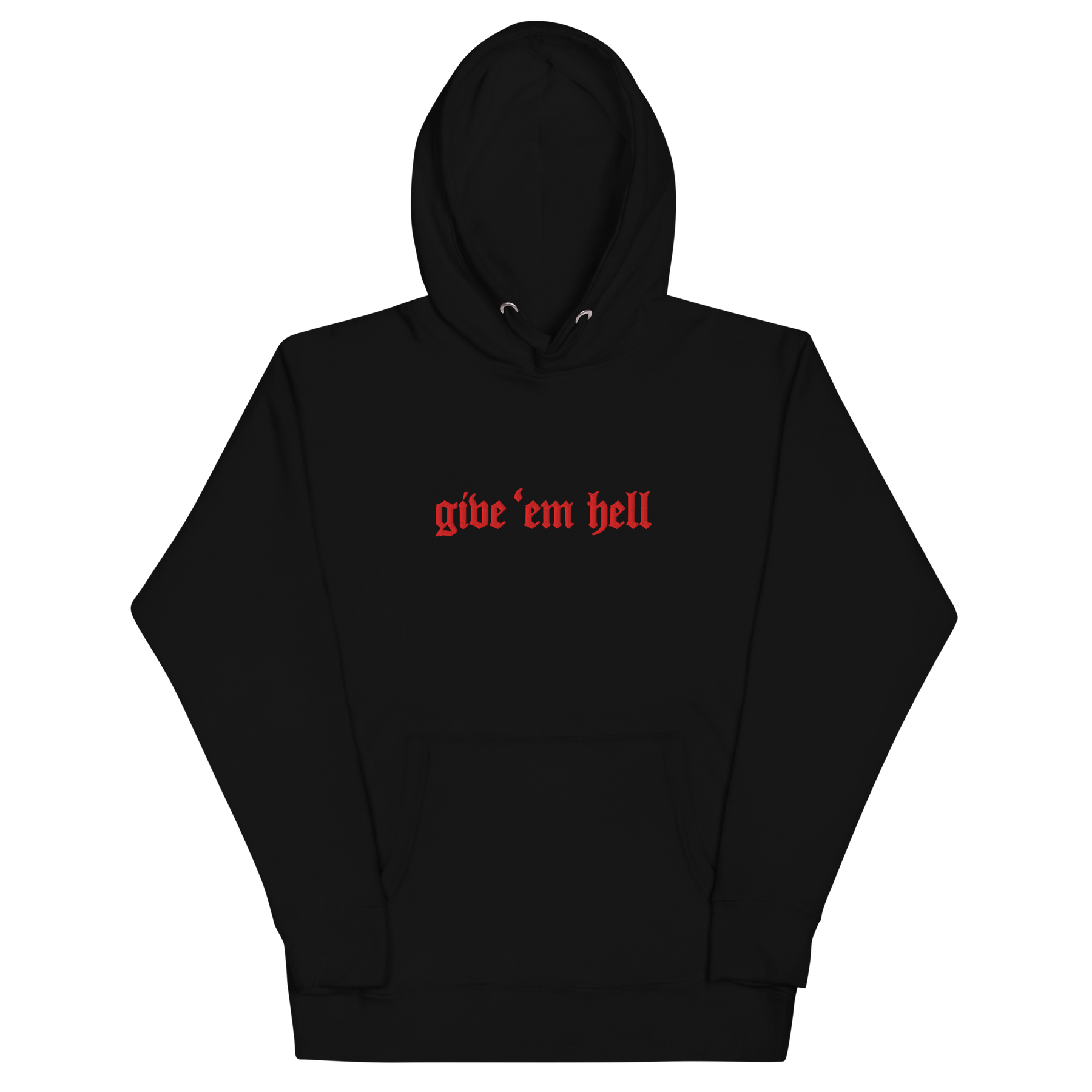 Give 'Em Hell Unisex Hoodie - Goth Cloth Co.7990461_10780