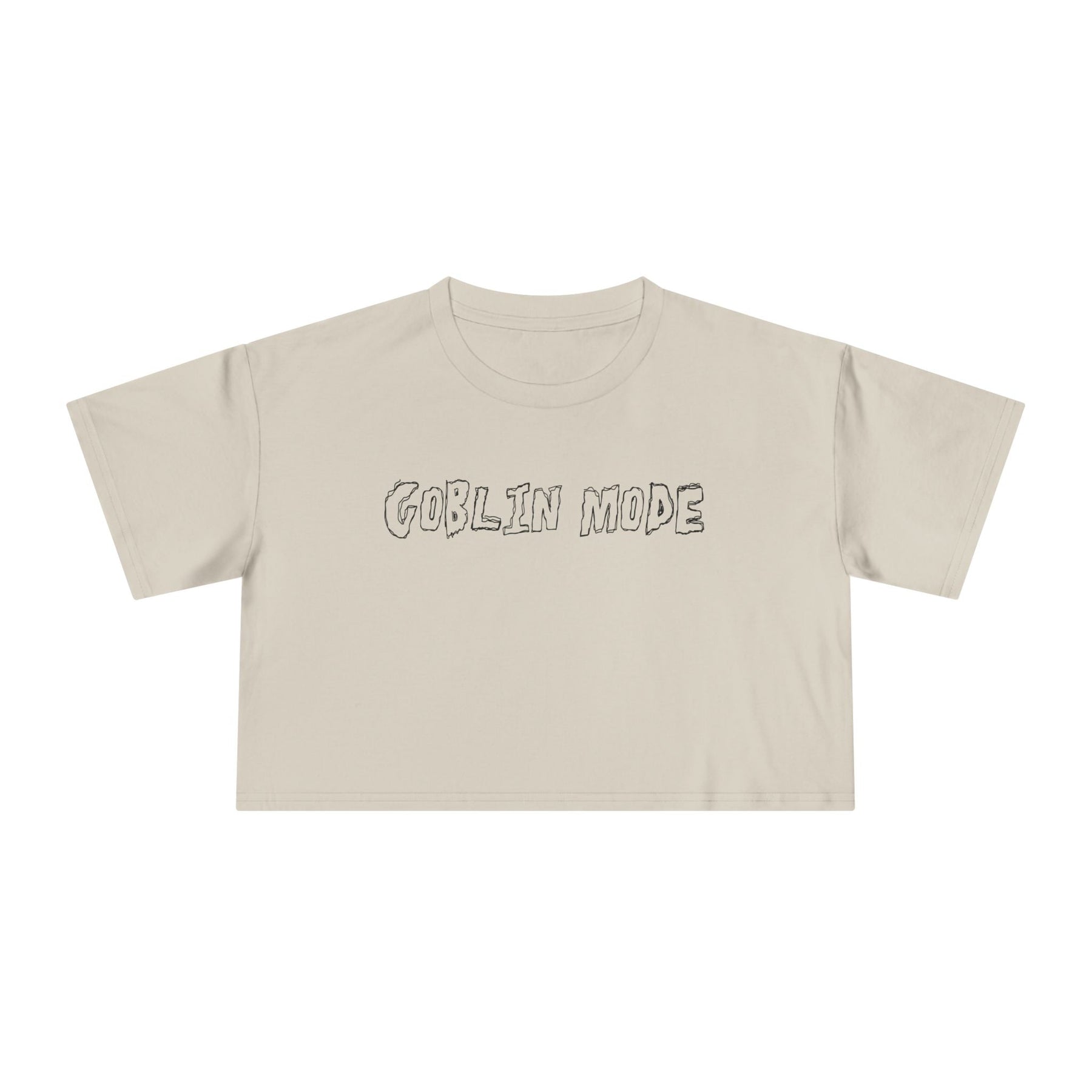 Goblin Mode Heavyweight Cropped Tee - Goth Cloth Co.T-Shirt22616927500845538254