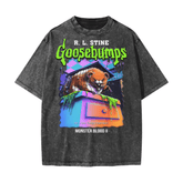 Goosebumps Monster Blood II Heavyweight Snow Washed T-Shirt - Goth Cloth Co.250807PODPQ0065001