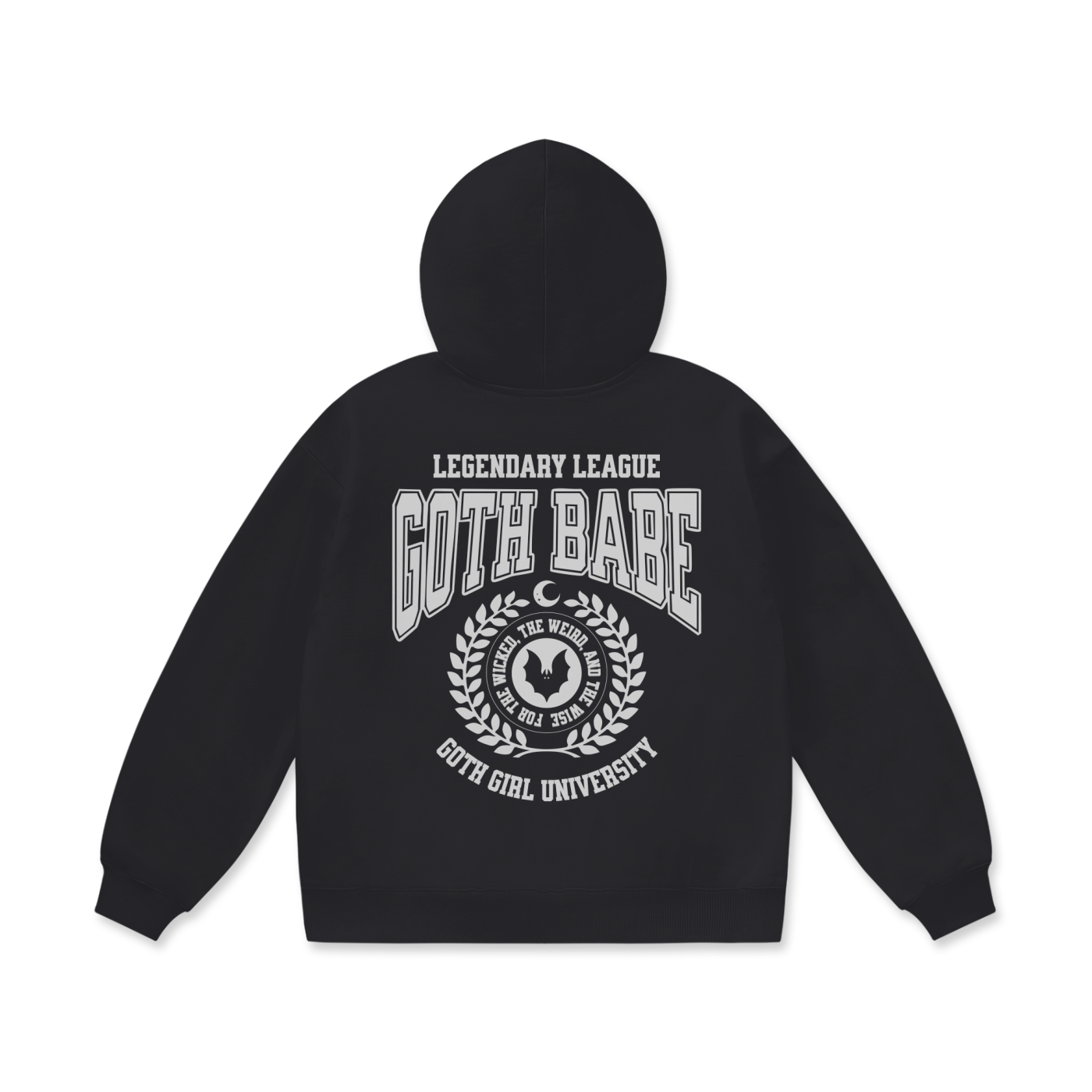 Goth Babe Fleece Hoodie - Goth Cloth Co.250918PODRB0255001