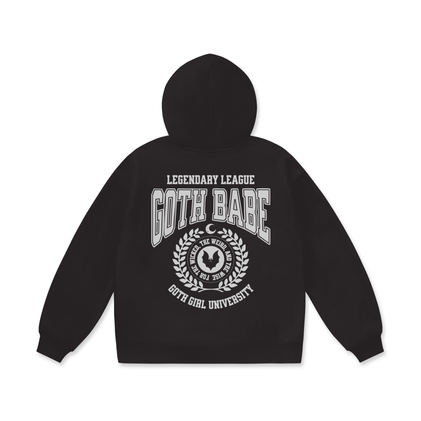 Goth Babe Fleece Hoodie - Goth Cloth Co.250918PODRB0255009