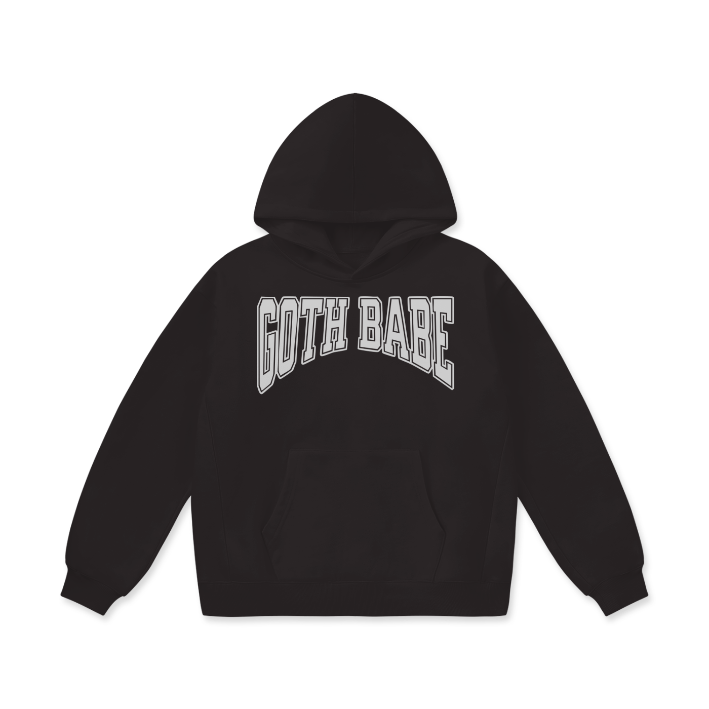 Goth Babe Fleece Hoodie - Goth Cloth Co.250918PODRB0255009