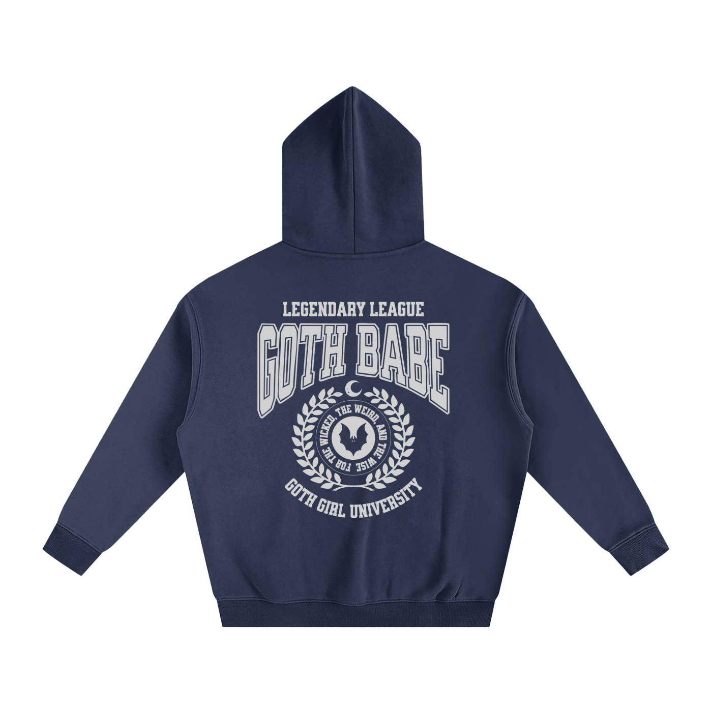 Goth Babe Oversized Fleeced Hoodie - Goth Cloth Co.251021PODRB0804001