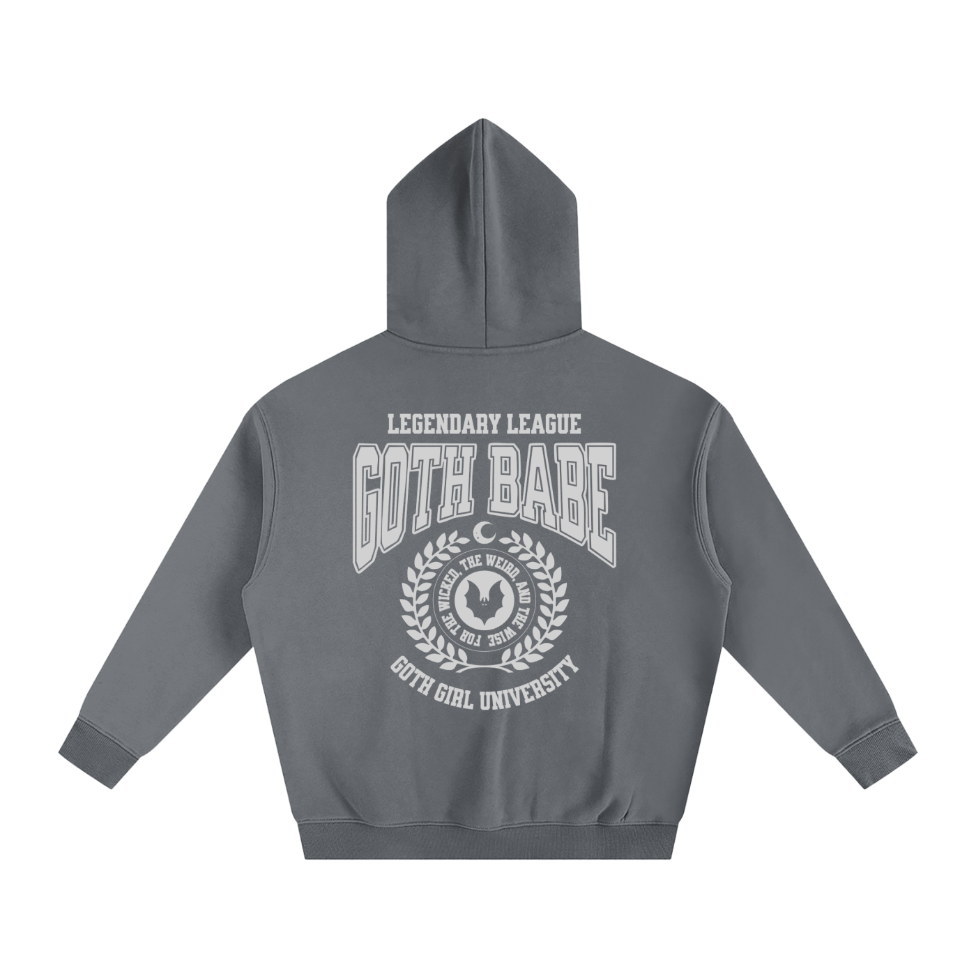 Goth Babe Oversized Fleeced Hoodie - Goth Cloth Co.251021PODRB0804001
