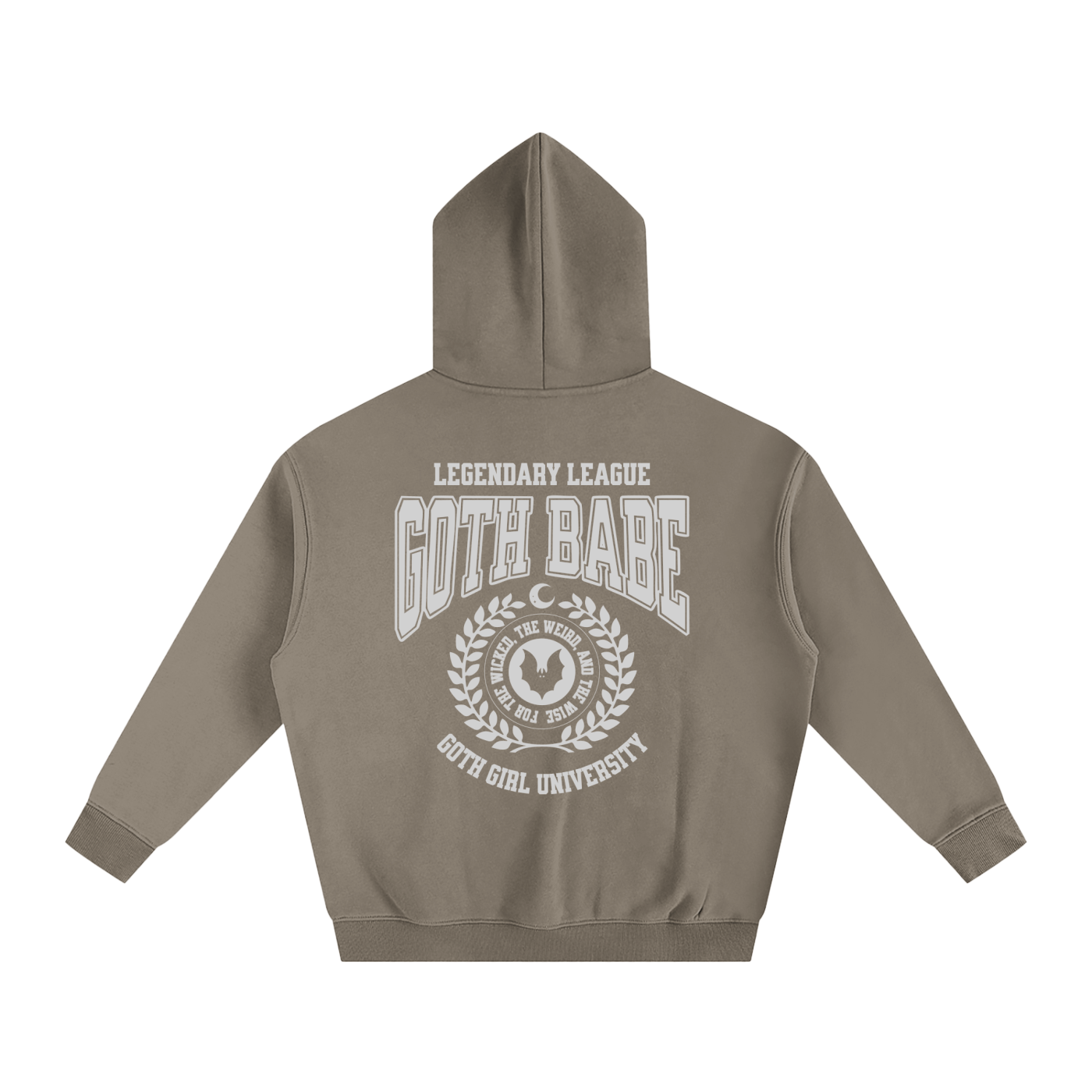 Goth Babe Oversized Fleeced Hoodie - Goth Cloth Co.251021PODRB0804001