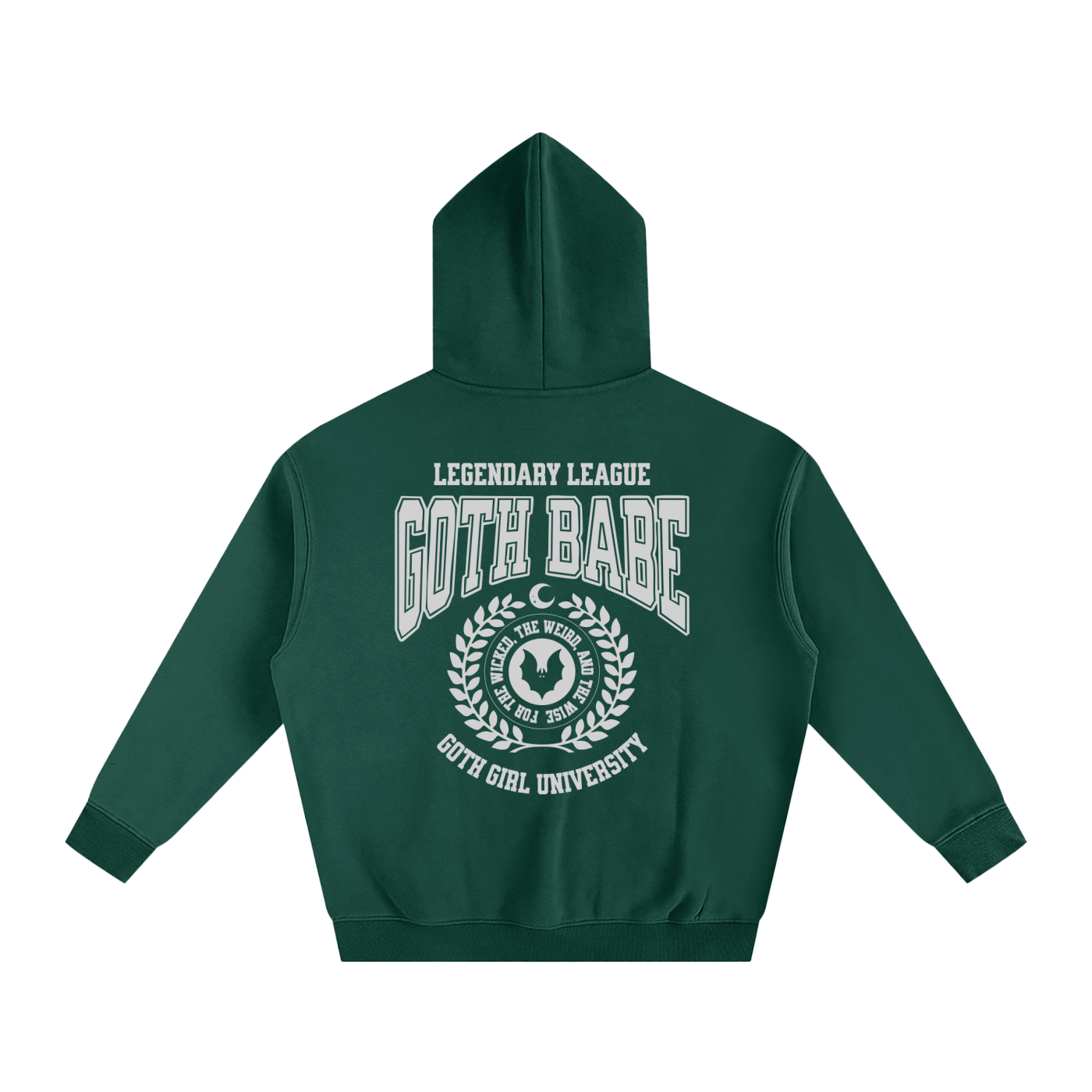 Goth Babe Oversized Fleeced Hoodie - Goth Cloth Co.251021PODRB0804001
