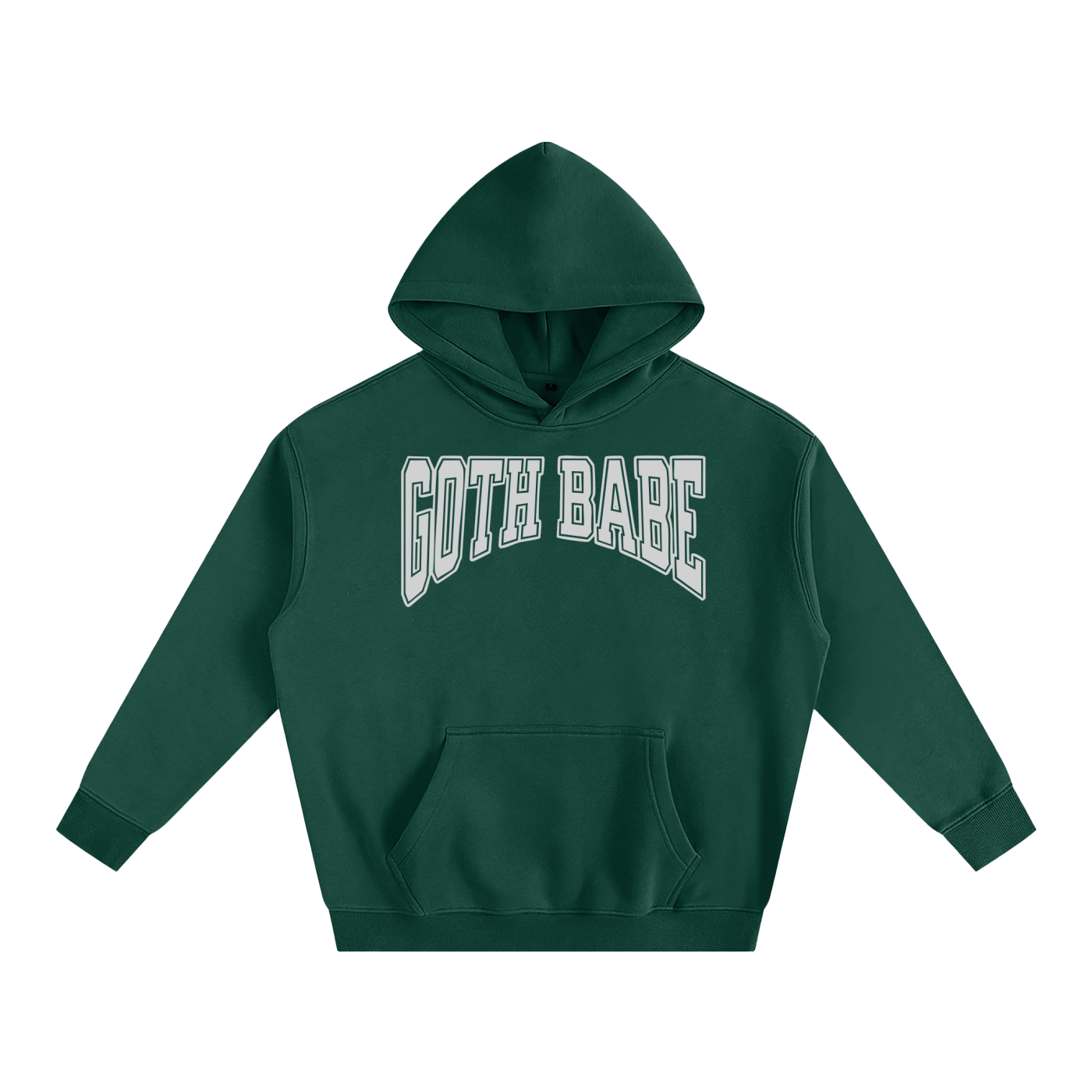 Goth Babe Oversized Fleeced Hoodie - Goth Cloth Co.251021PODRB0804006