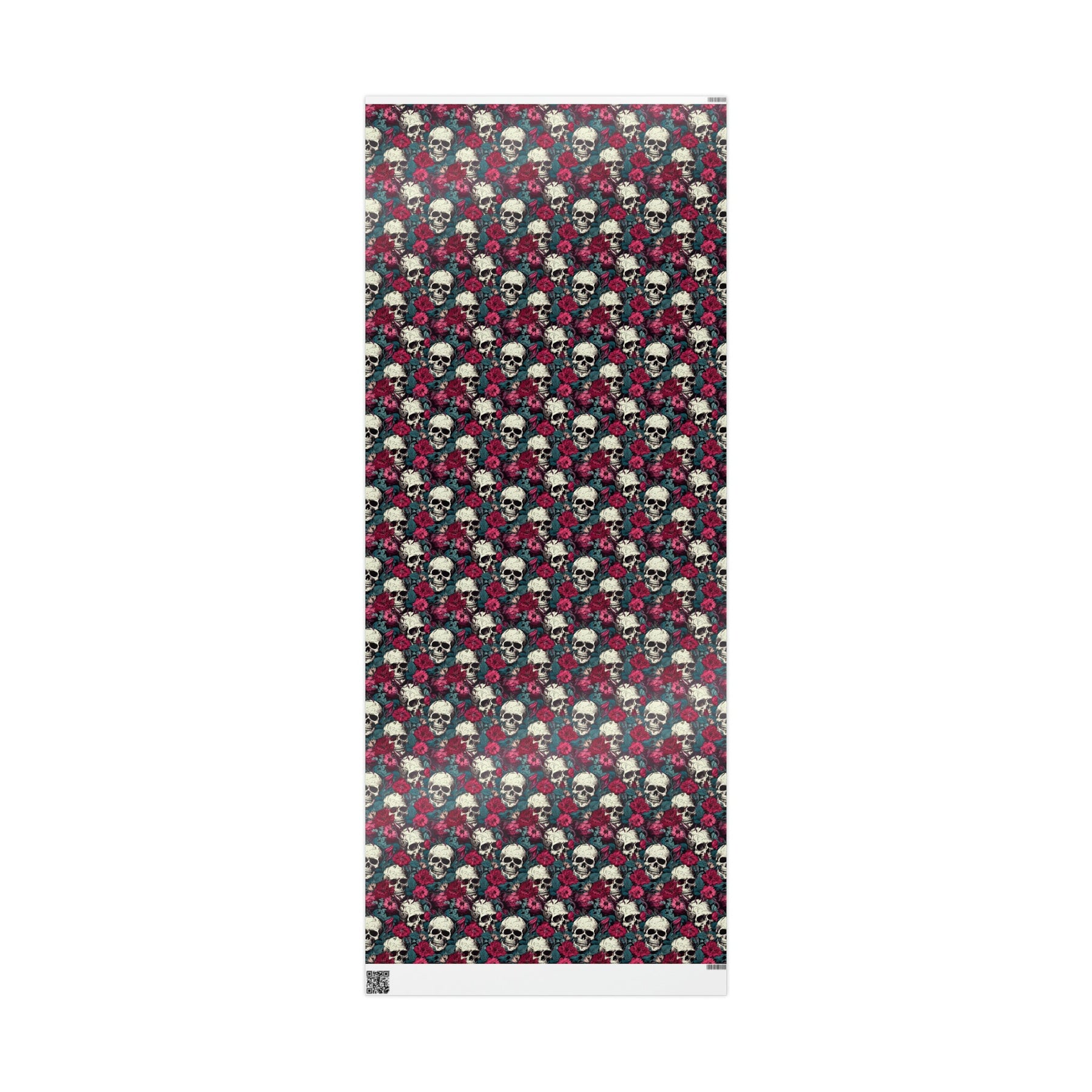 Goth Glam Skull & Rose Pattern Gift Wrap - Goth Cloth Co.Home Decor27574178926147322629