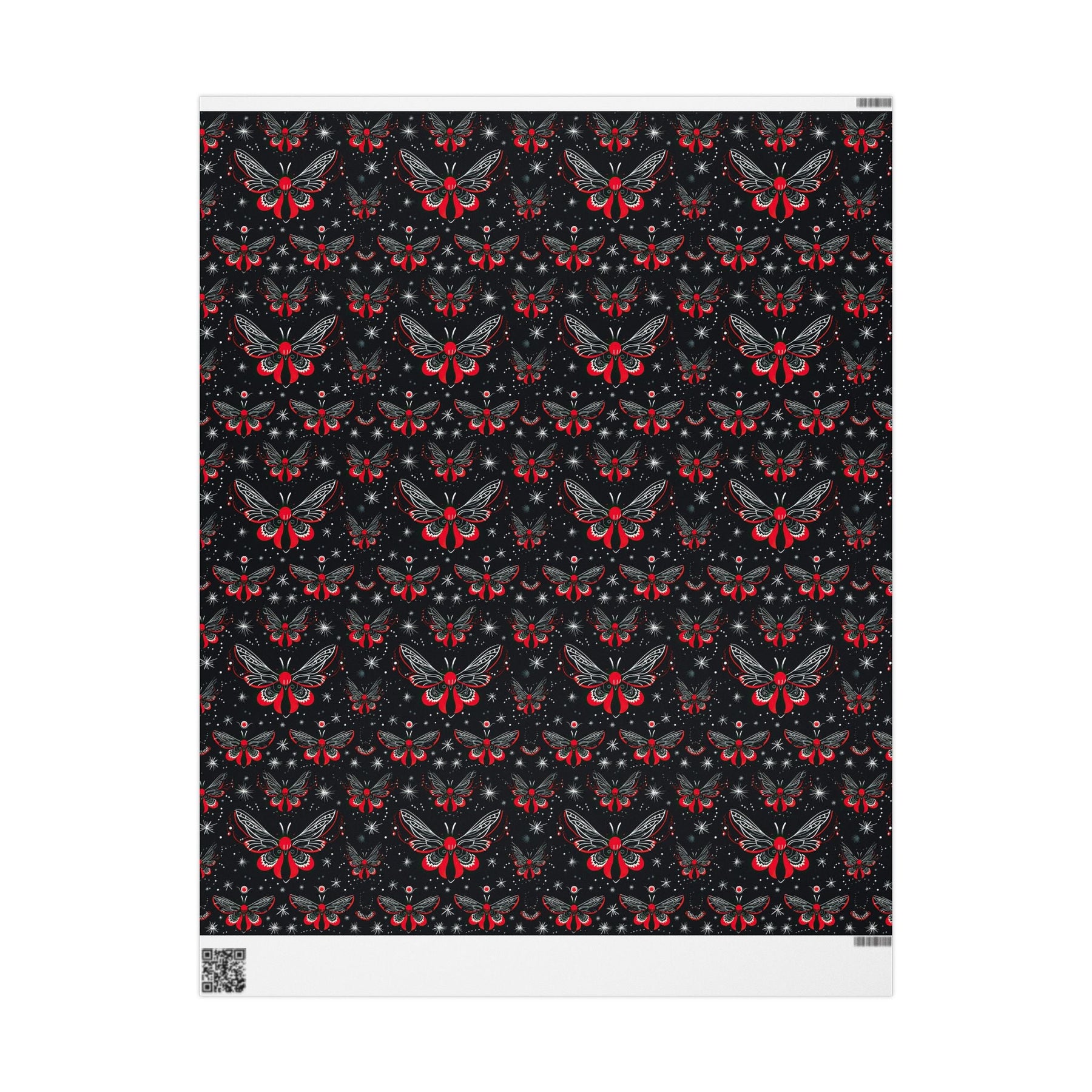 Gothic Celestial Moth Gift Wrap - Goth Cloth Co.Home Decor27588228769895509914