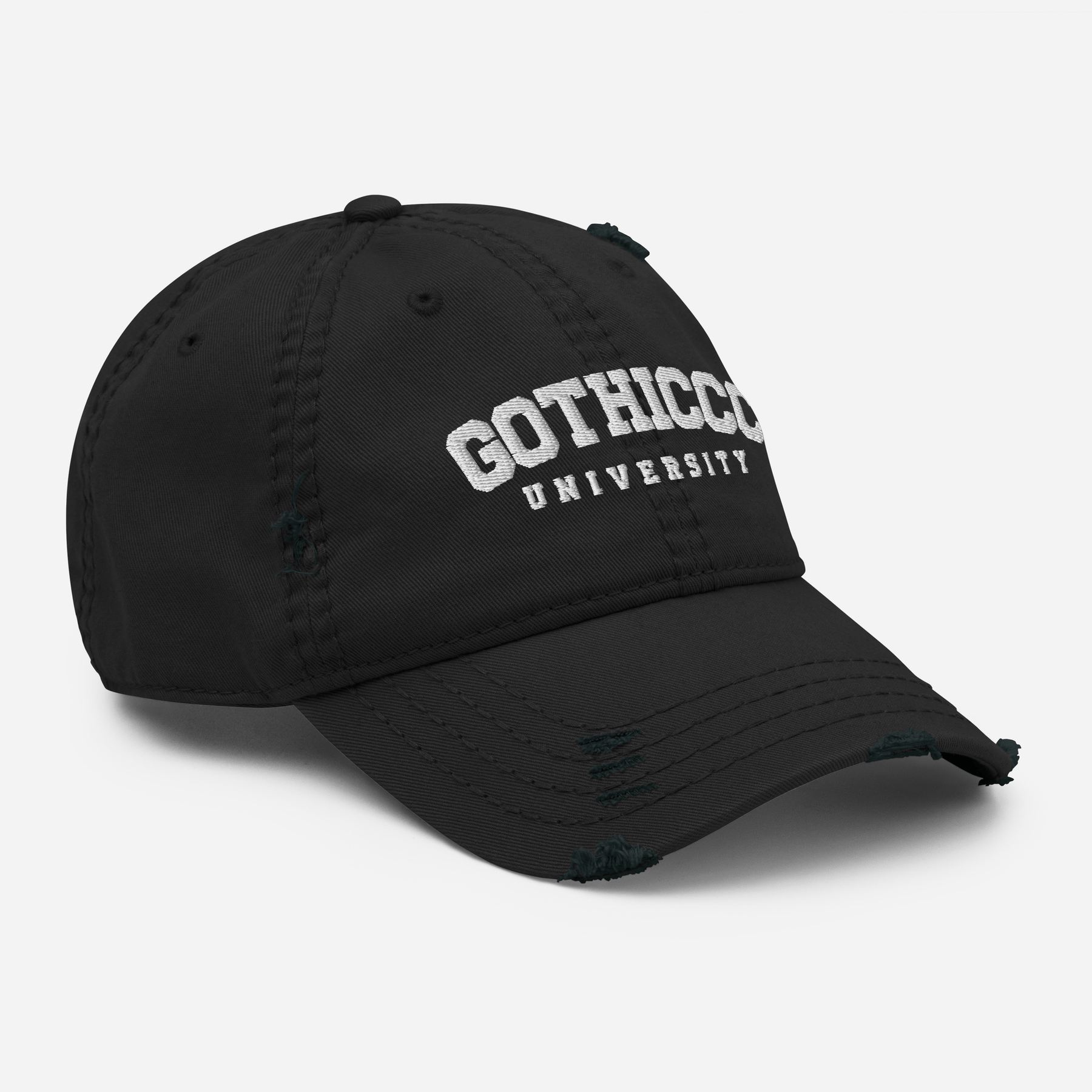Gothiccc University Distressed Dad Hat - Goth Cloth Co.2250809_10990