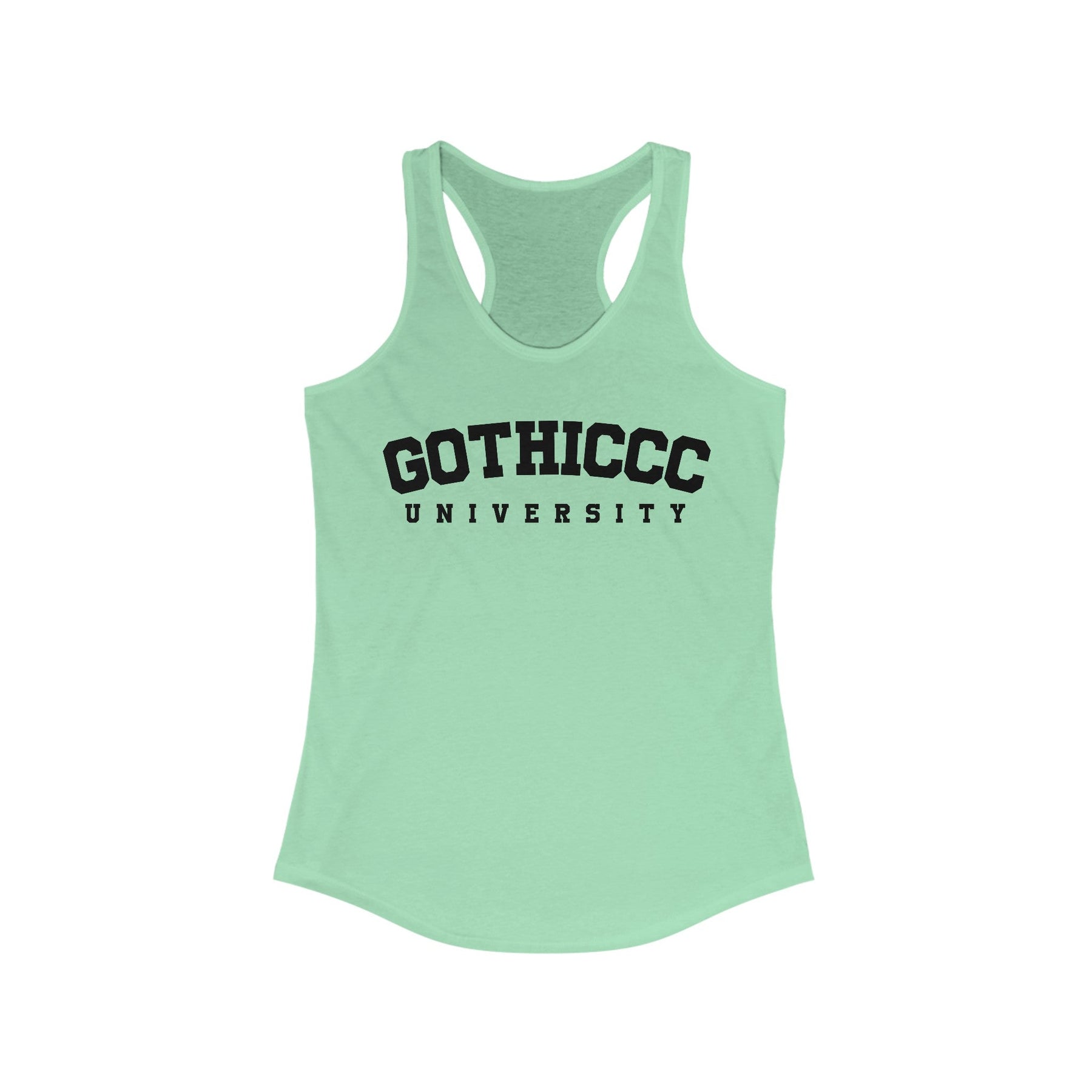Gothiccc University Women's Racerback Tank - Goth Cloth Co.Tank Top22162010884025196369
