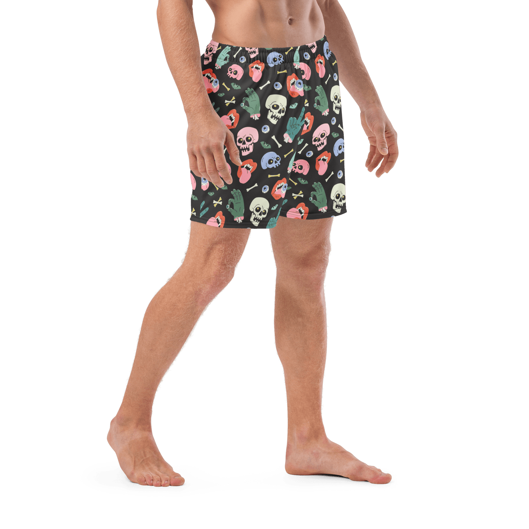 Graveyard Smash Men's Swim Trunks - Goth Cloth Co.6615670_14636