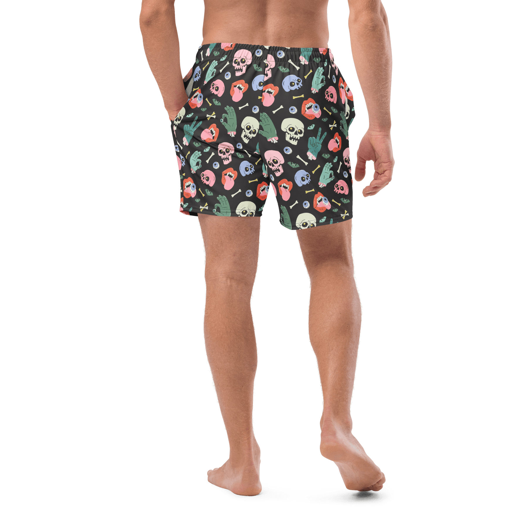 Graveyard Smash Men's Swim Trunks - Goth Cloth Co.6615670_14636