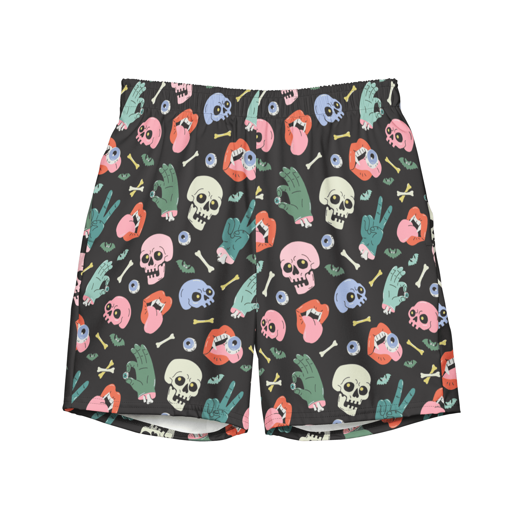 Graveyard Smash Men's Swim Trunks - Goth Cloth Co.6615670_14636