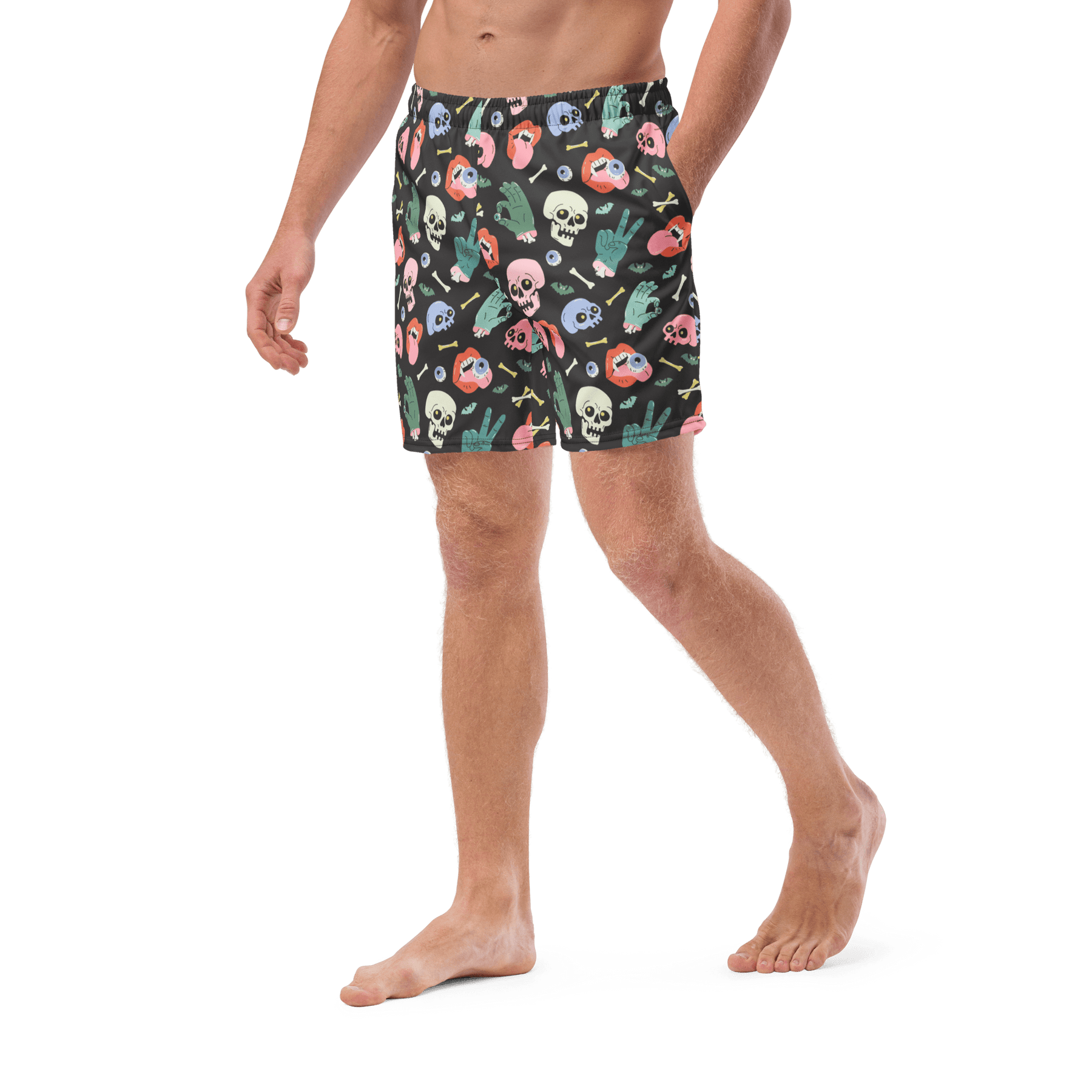 Graveyard Smash Men's Swim Trunks - Goth Cloth Co.6615670_14636