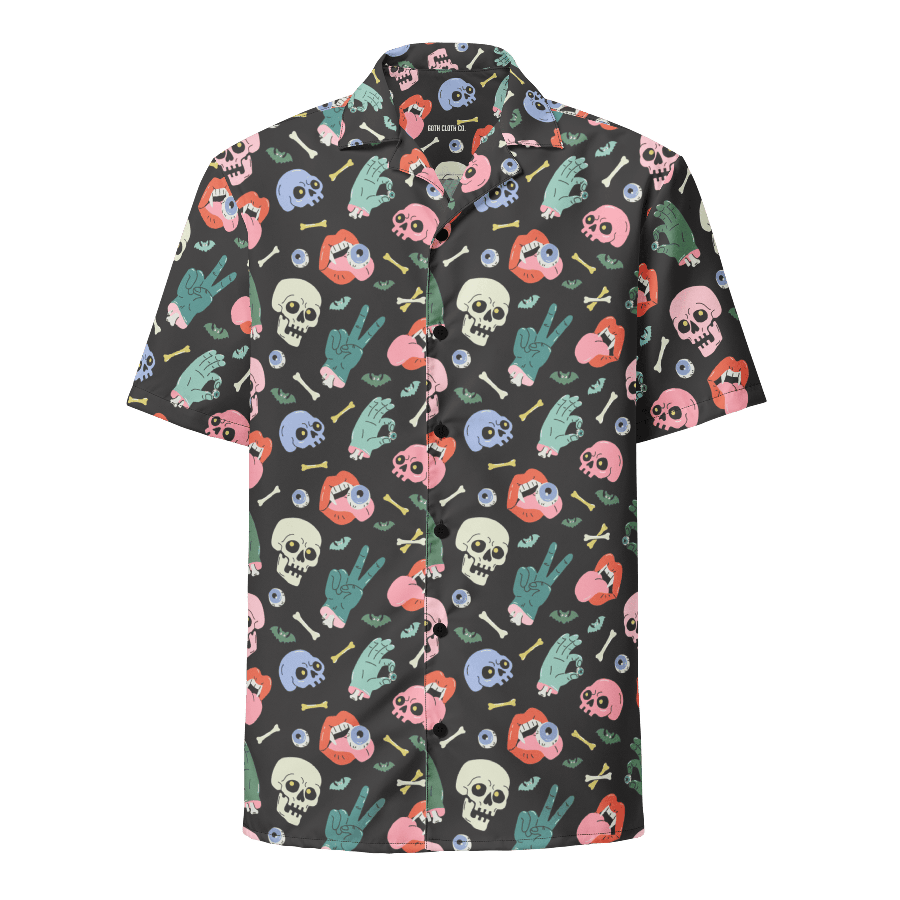 Graveyard Smash Unisex Button Up Shirt - Goth Cloth Co.2517804_17117