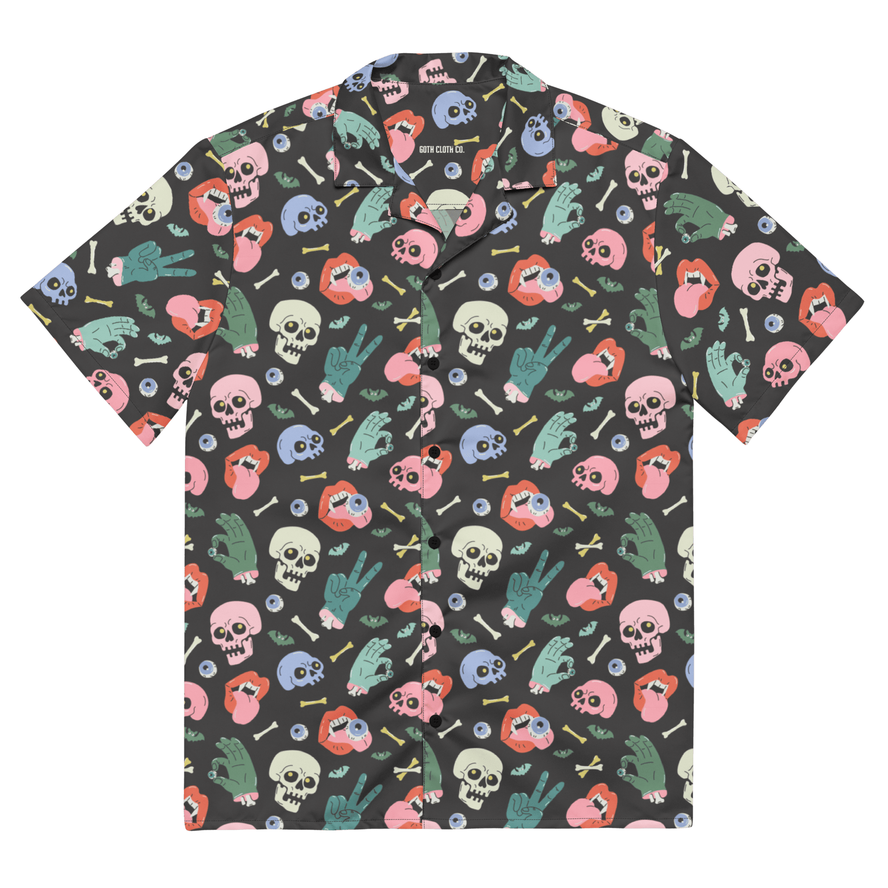 Graveyard Smash Unisex Button Up Shirt - Goth Cloth Co.2517804_17117