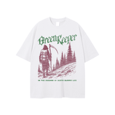 Green Keeper Grim Reaper Cotton Tee - Goth Cloth Co.250530PODPQ0084001