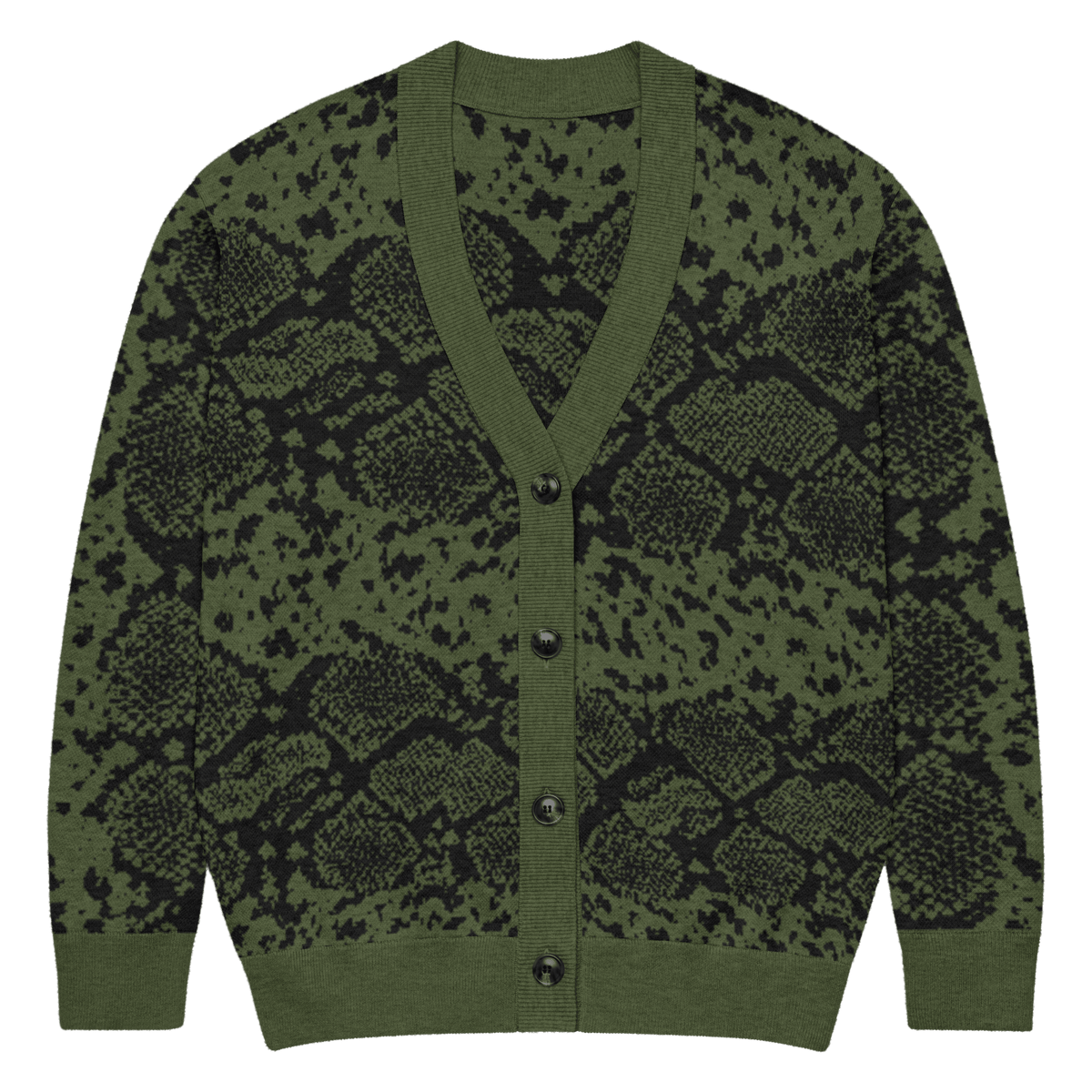 Green Snakeskin Knit Cardigan - Goth Cloth Co.4980418_21030