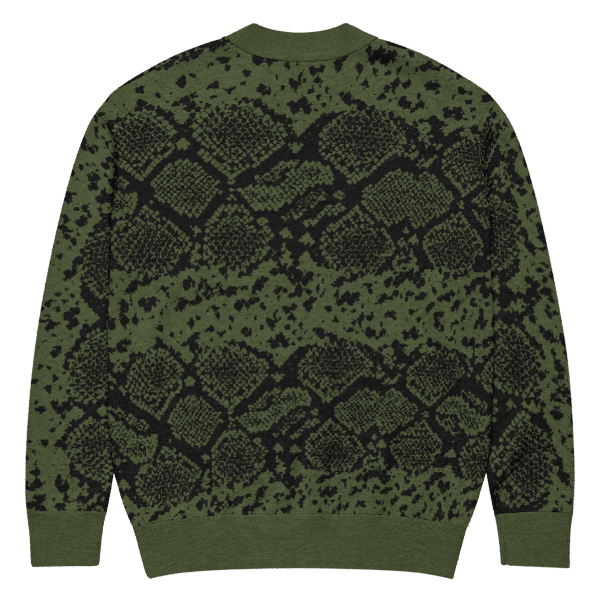 Green Snakeskin Knit Cardigan - Goth Cloth Co.4980418_21030